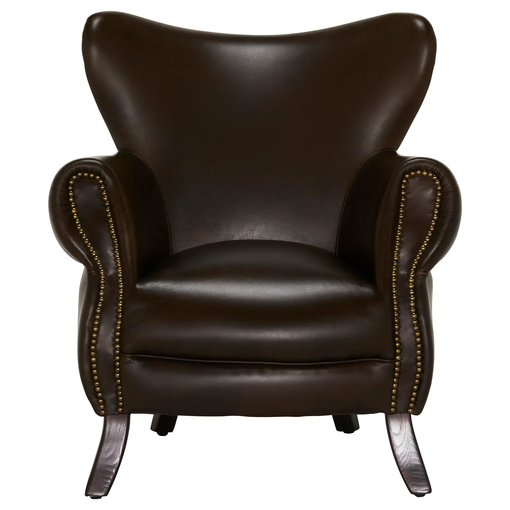 Timothy Oulton Scholar Armchair - Brown, Leather