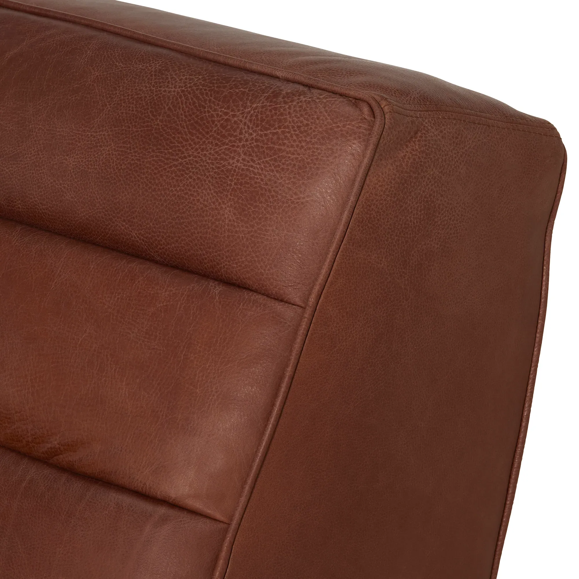 Timothy Oulton Shabby 2-Seater Modular Sofa - Brown, Leather