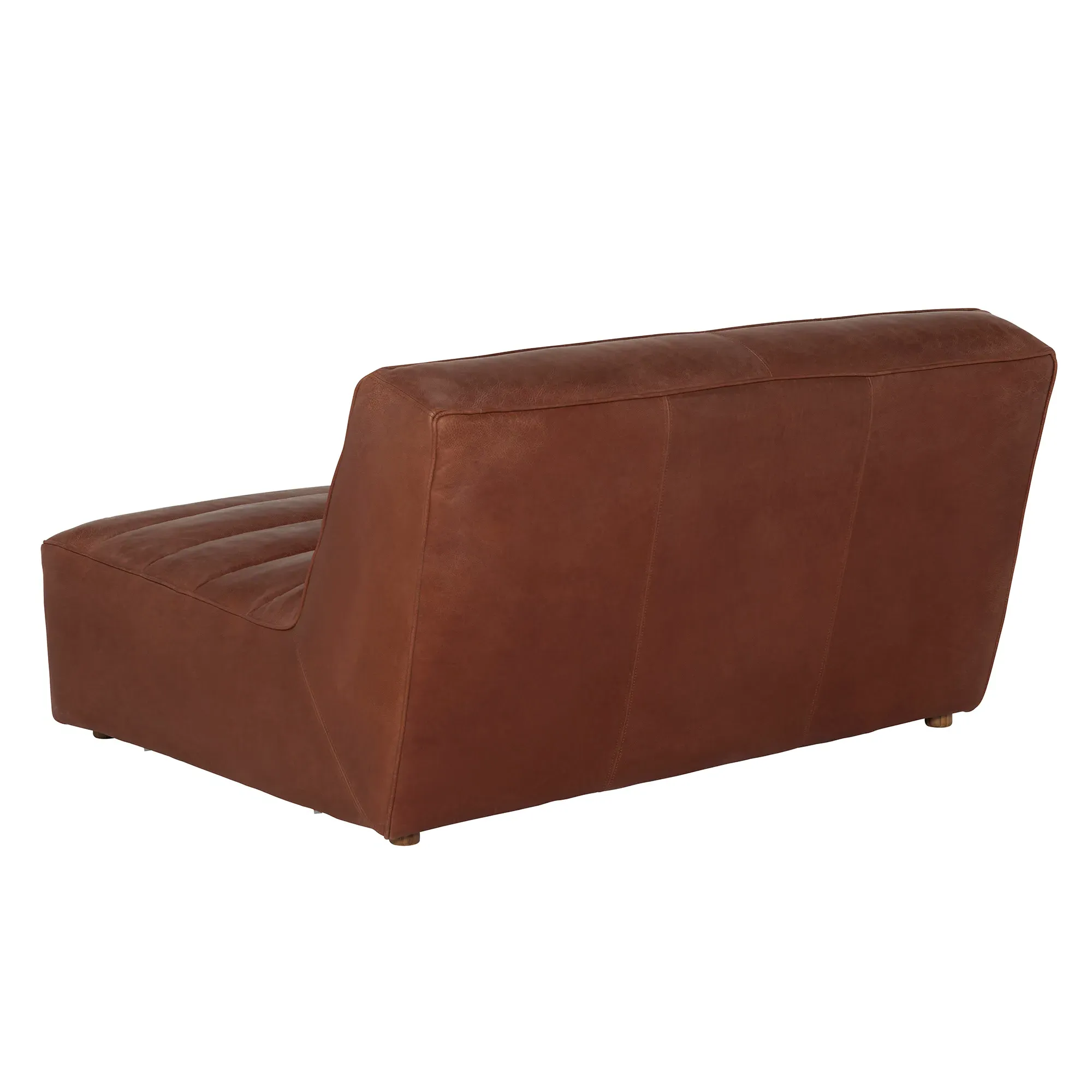 Timothy Oulton Shabby 2-Seater Modular Sofa - Brown, Leather