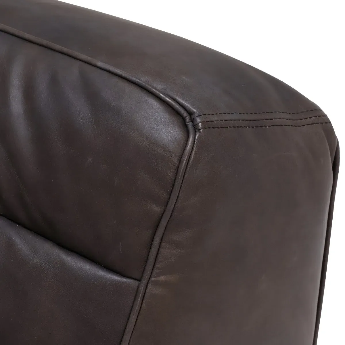 Timothy Oulton Shabby Corner Modular Sofa - Black, Leather