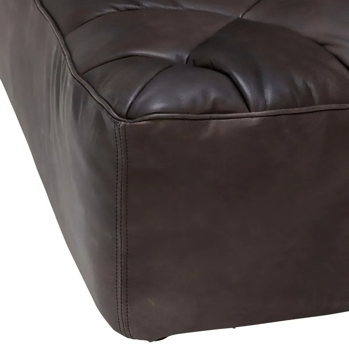 Timothy Oulton Shabby Corner Modular Sofa - Black, Leather