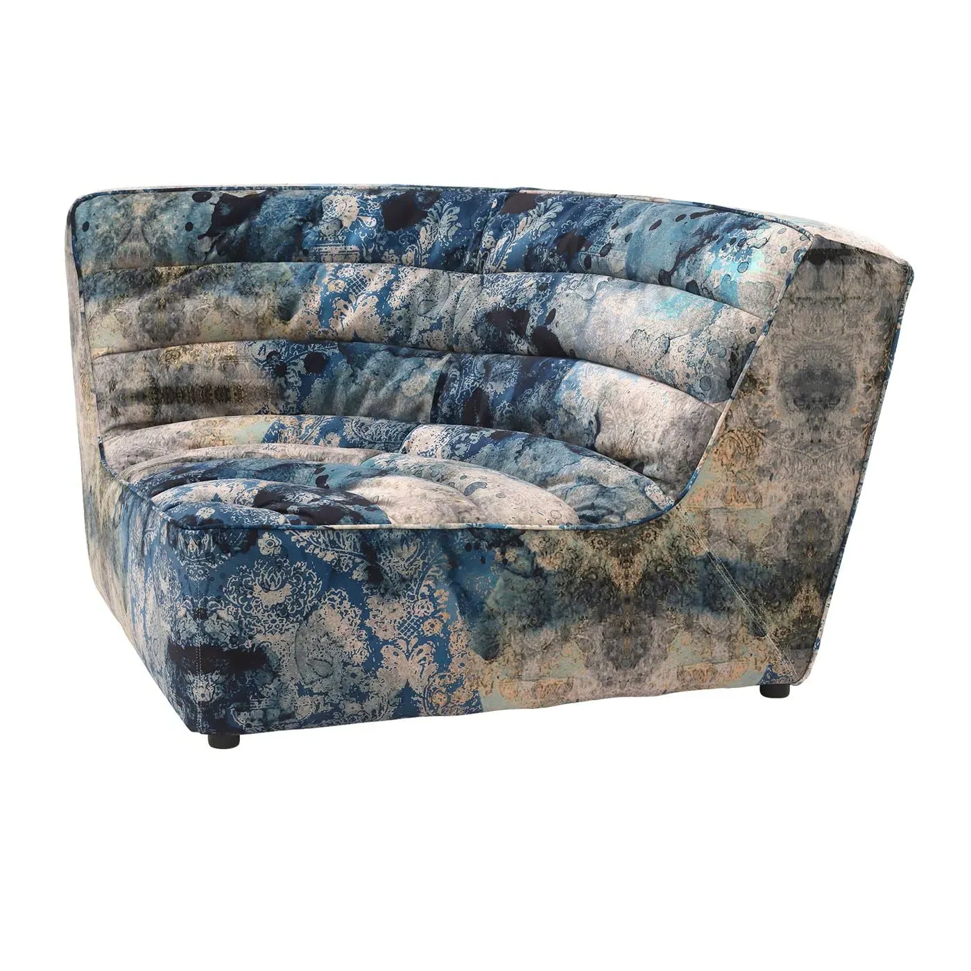 Timothy Oulton Shabby Corner Modular Sofa - Blue, Fabric