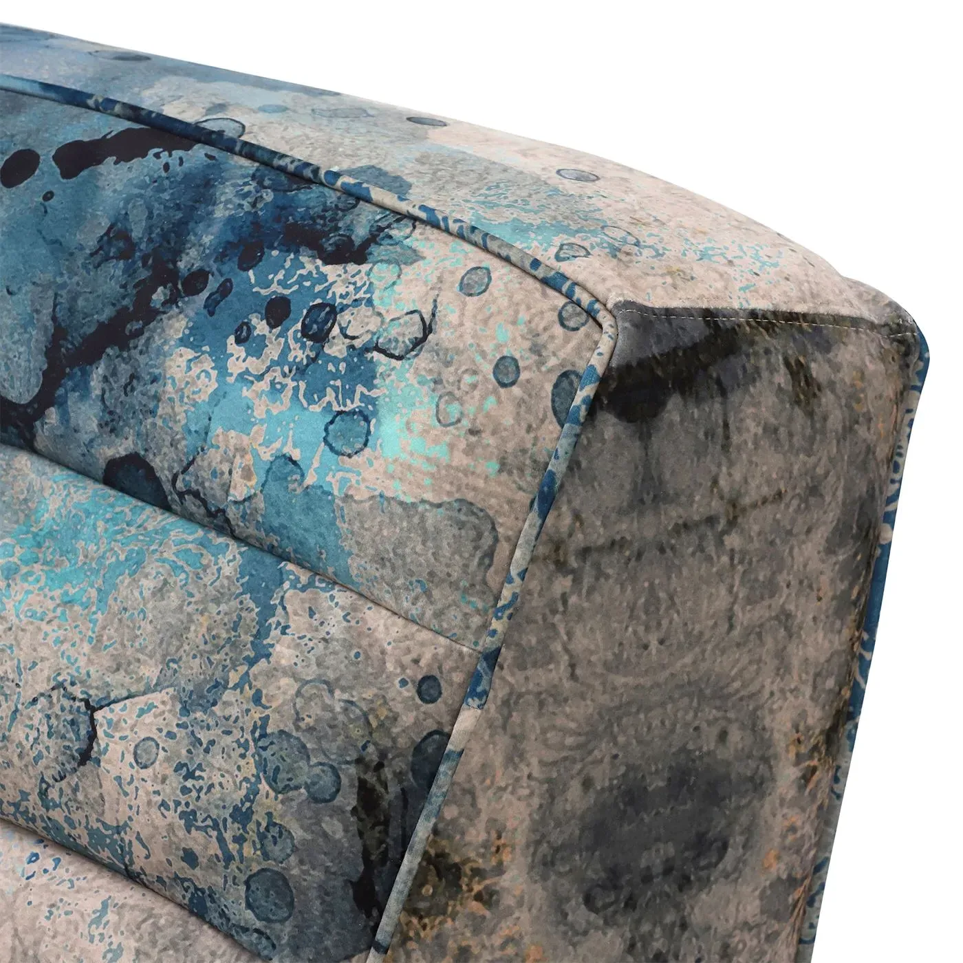 Timothy Oulton Shabby Corner Modular Sofa - Blue, Fabric