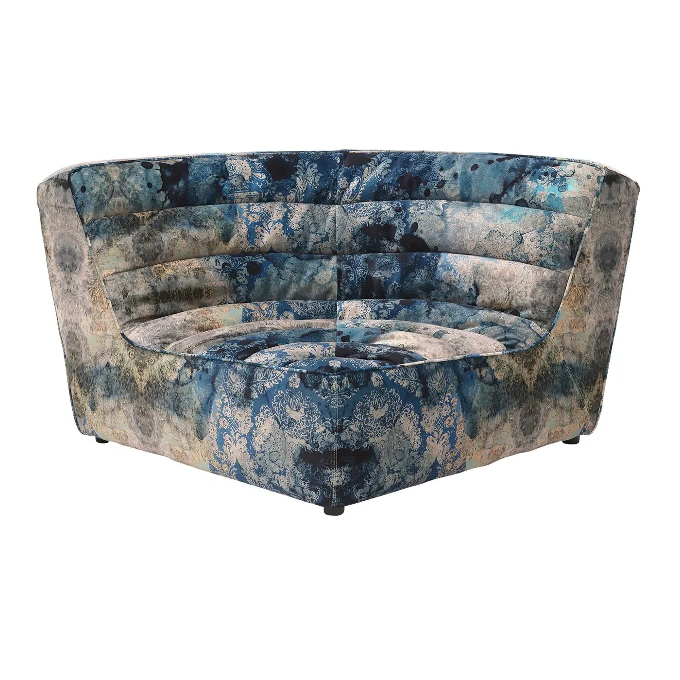 Timothy Oulton Shabby Corner Modular Sofa - Blue, Fabric