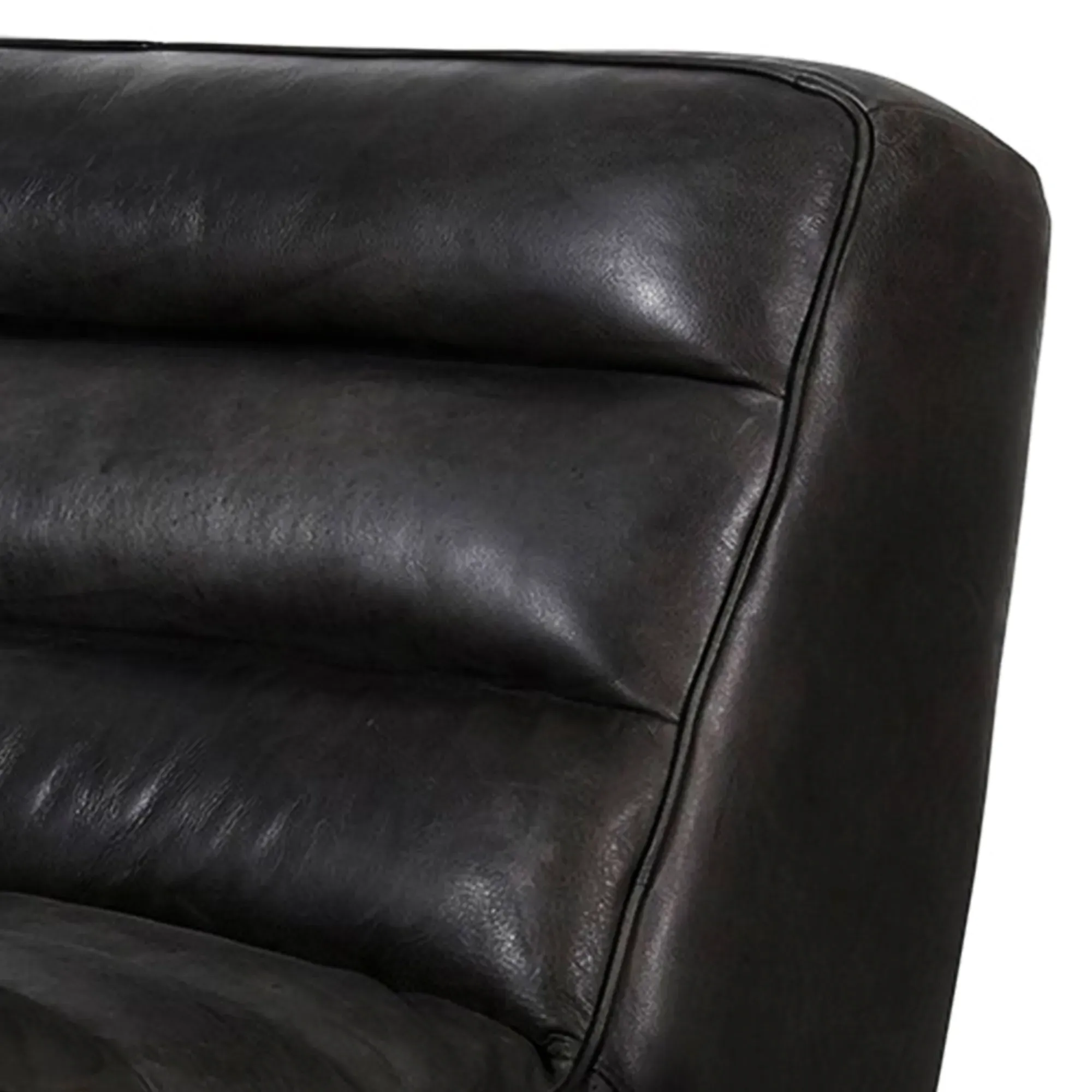 Timothy Oulton Slouchy Armchair - Grey, Leather