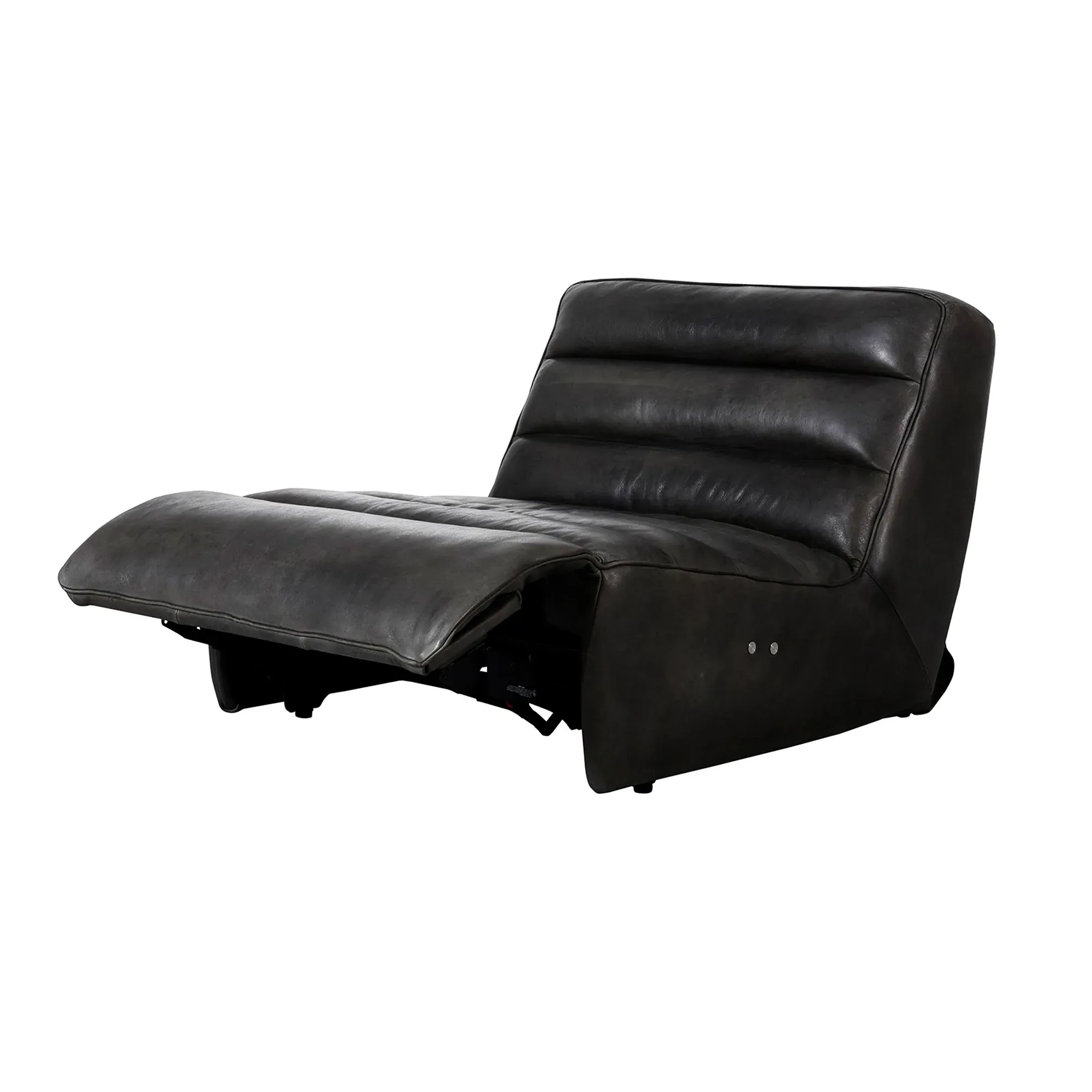 Timothy Oulton Slouchy Armchair - Grey, Leather