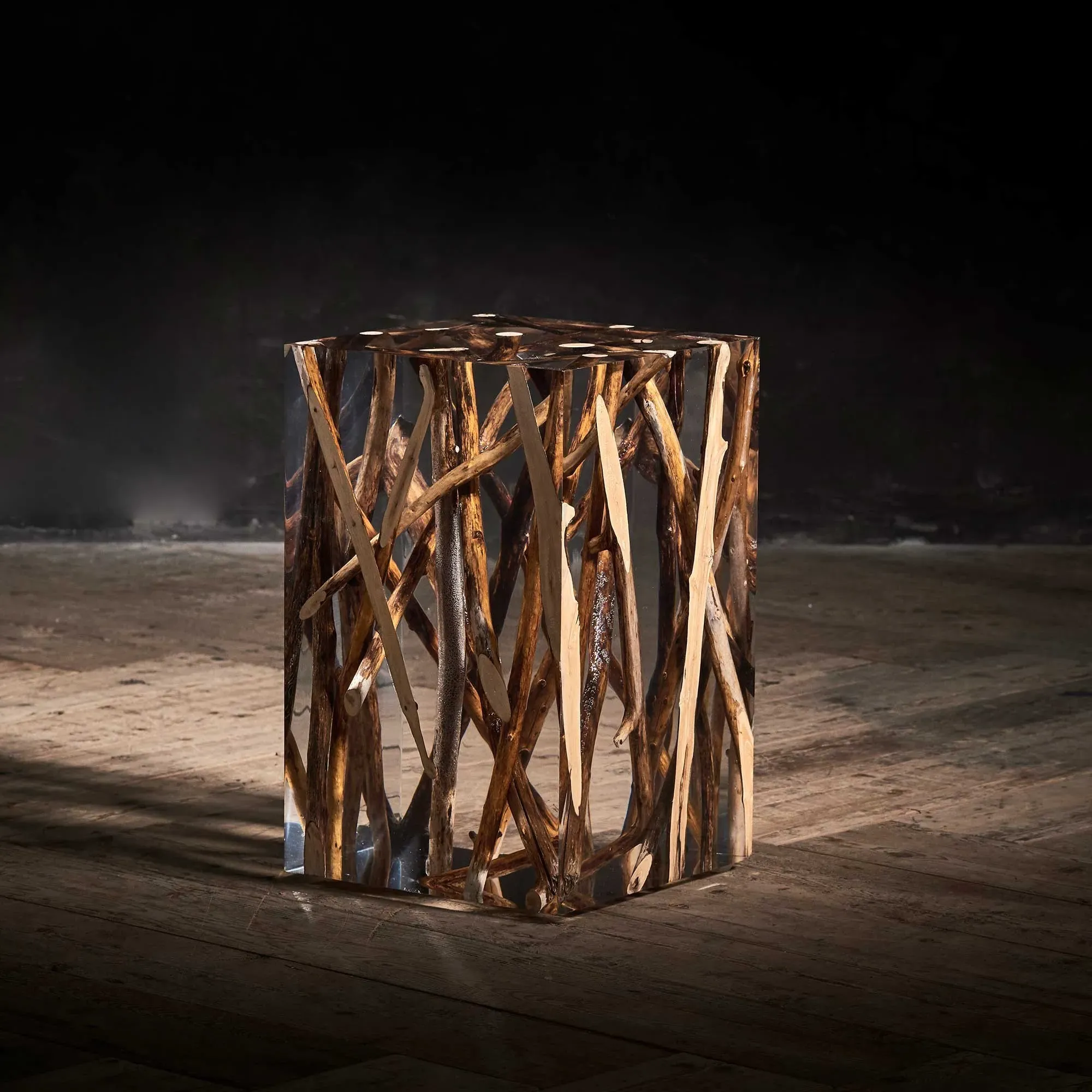 Timothy Oulton Spur Small Side Table - Neutral, Driftwood