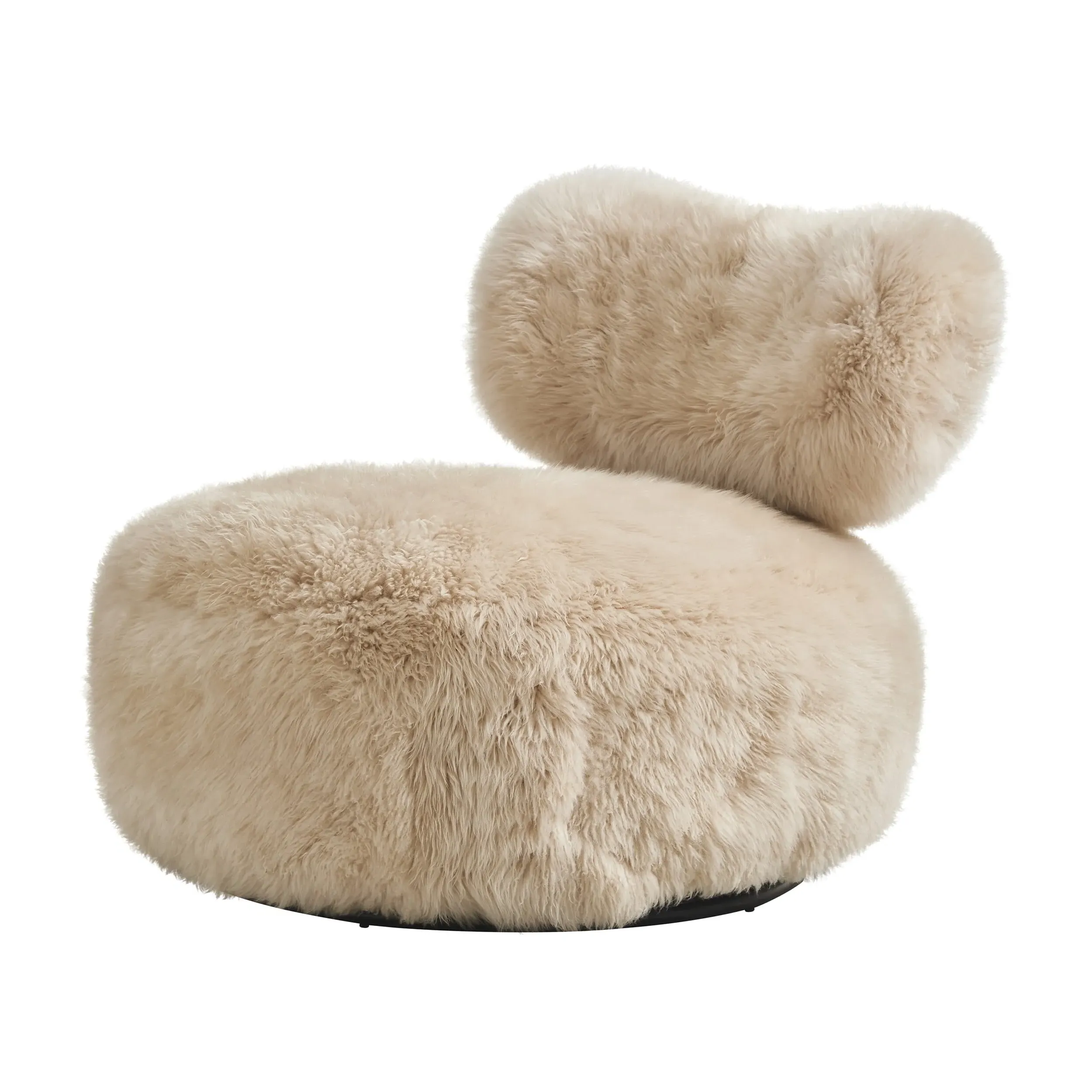 Timothy Oulton Trio Swivel Armchair - Neutral, Leather