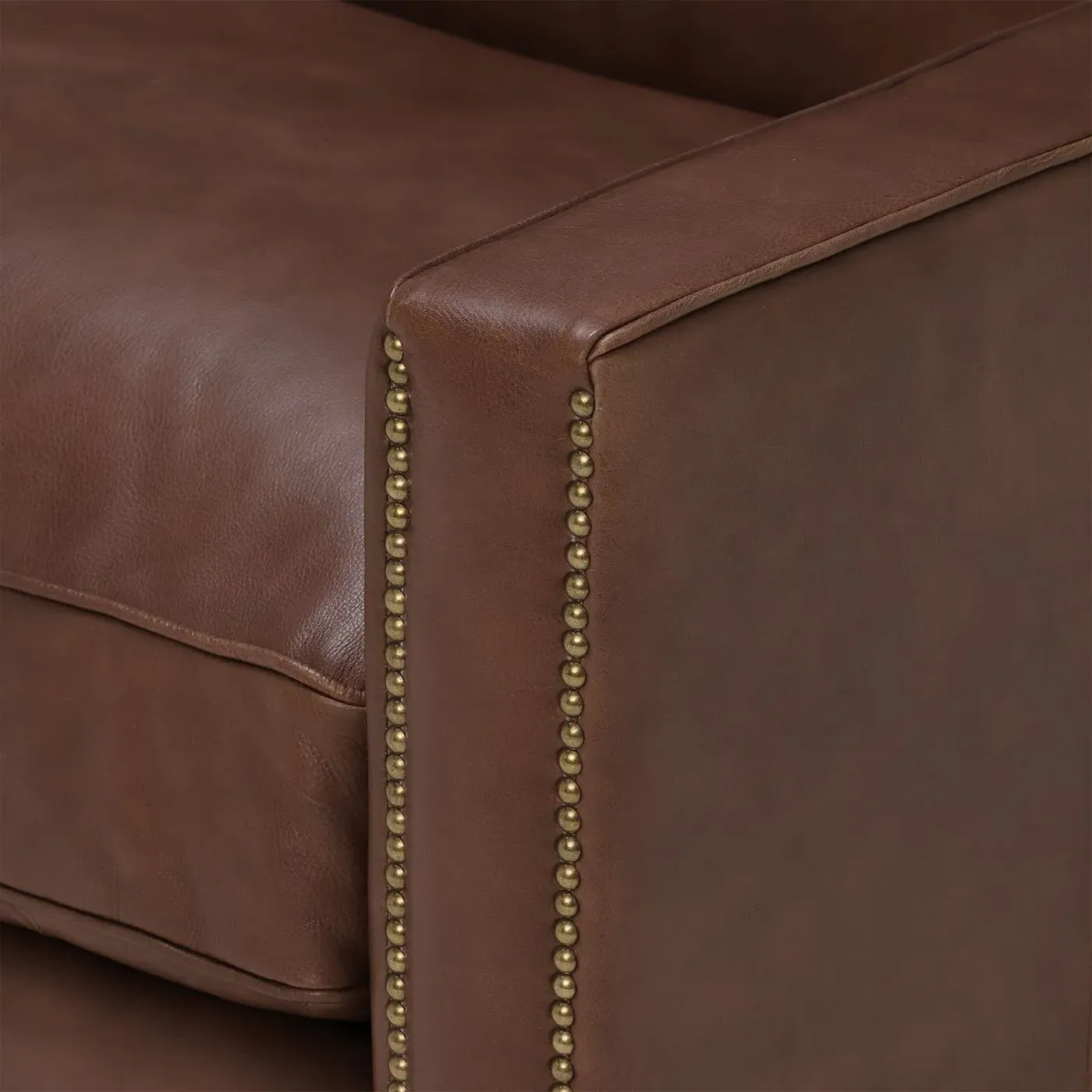 Timothy Oulton Viscount William 3-Seater Sofa - Brown, Leather