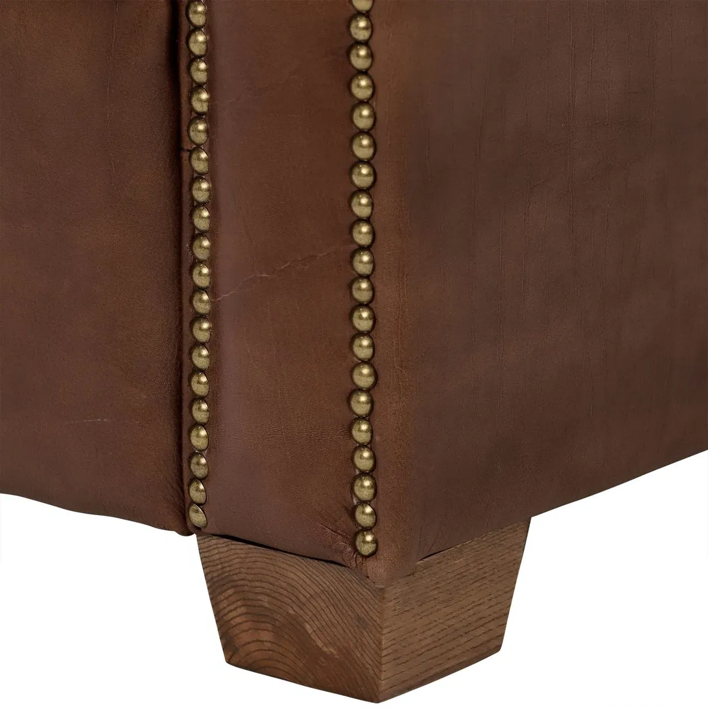 Timothy Oulton Viscount William 3-Seater Sofa - Brown, Leather