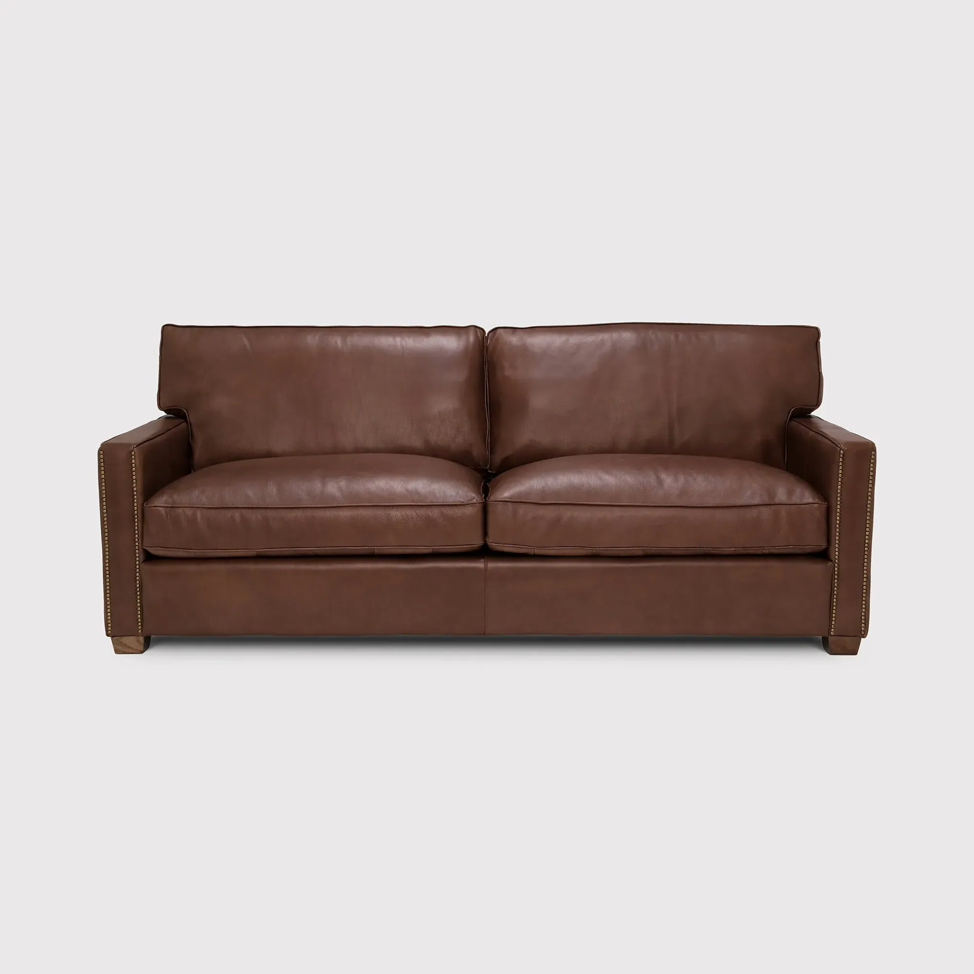 Timothy Oulton Viscount William 3-Seater Sofa - Brown, Leather image