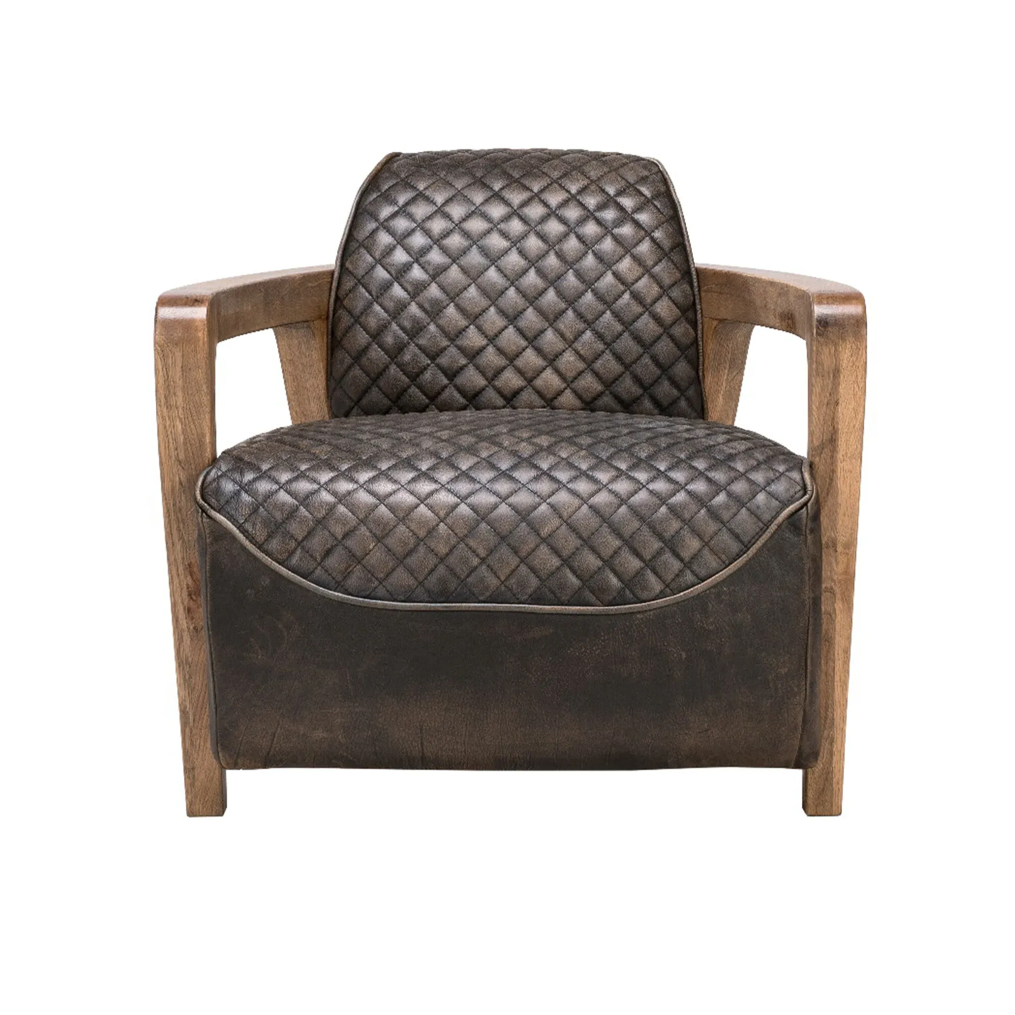 Timothy Oulton Wildcat Armchair - Brown, Leather
