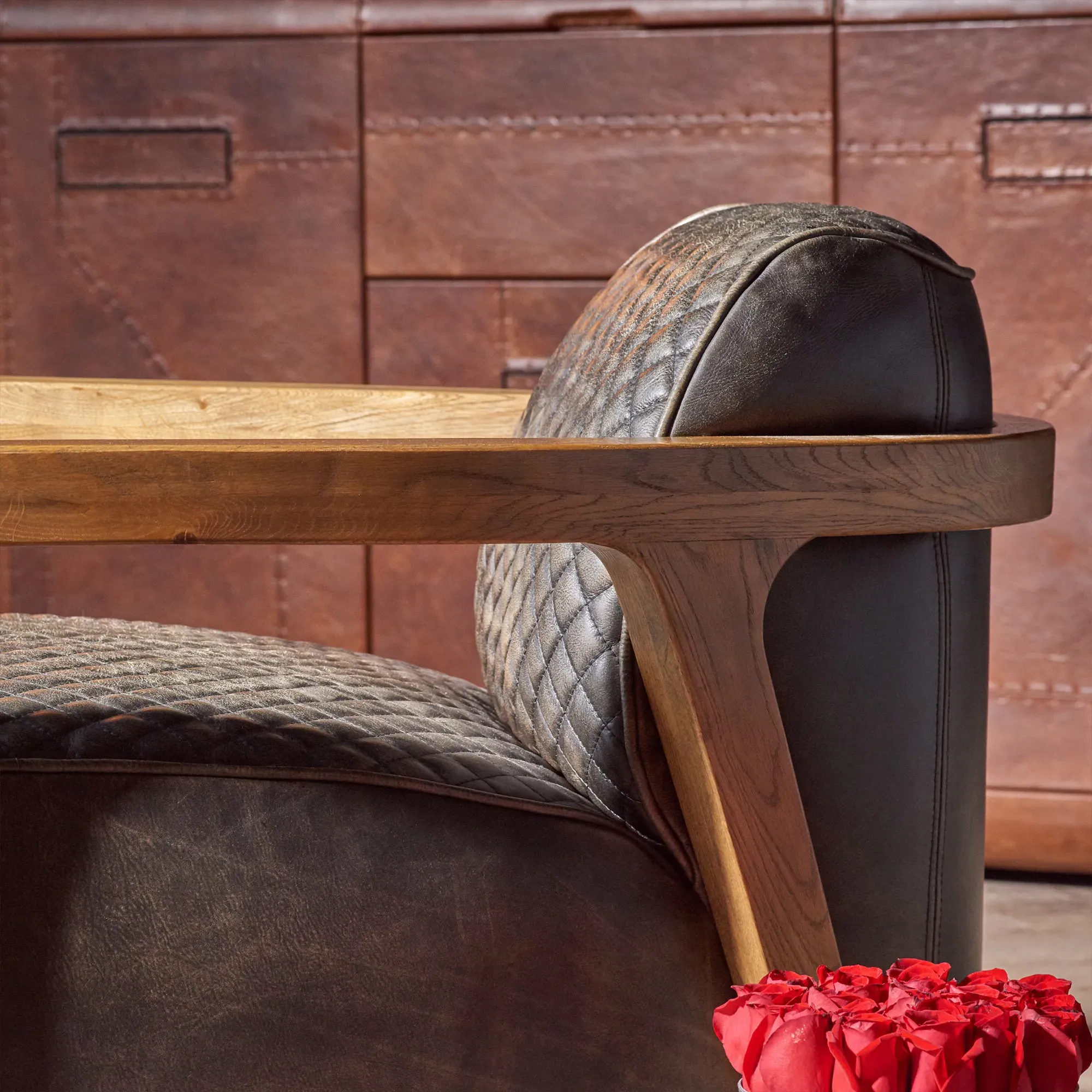 Timothy Oulton Wildcat Armchair - Brown, Leather