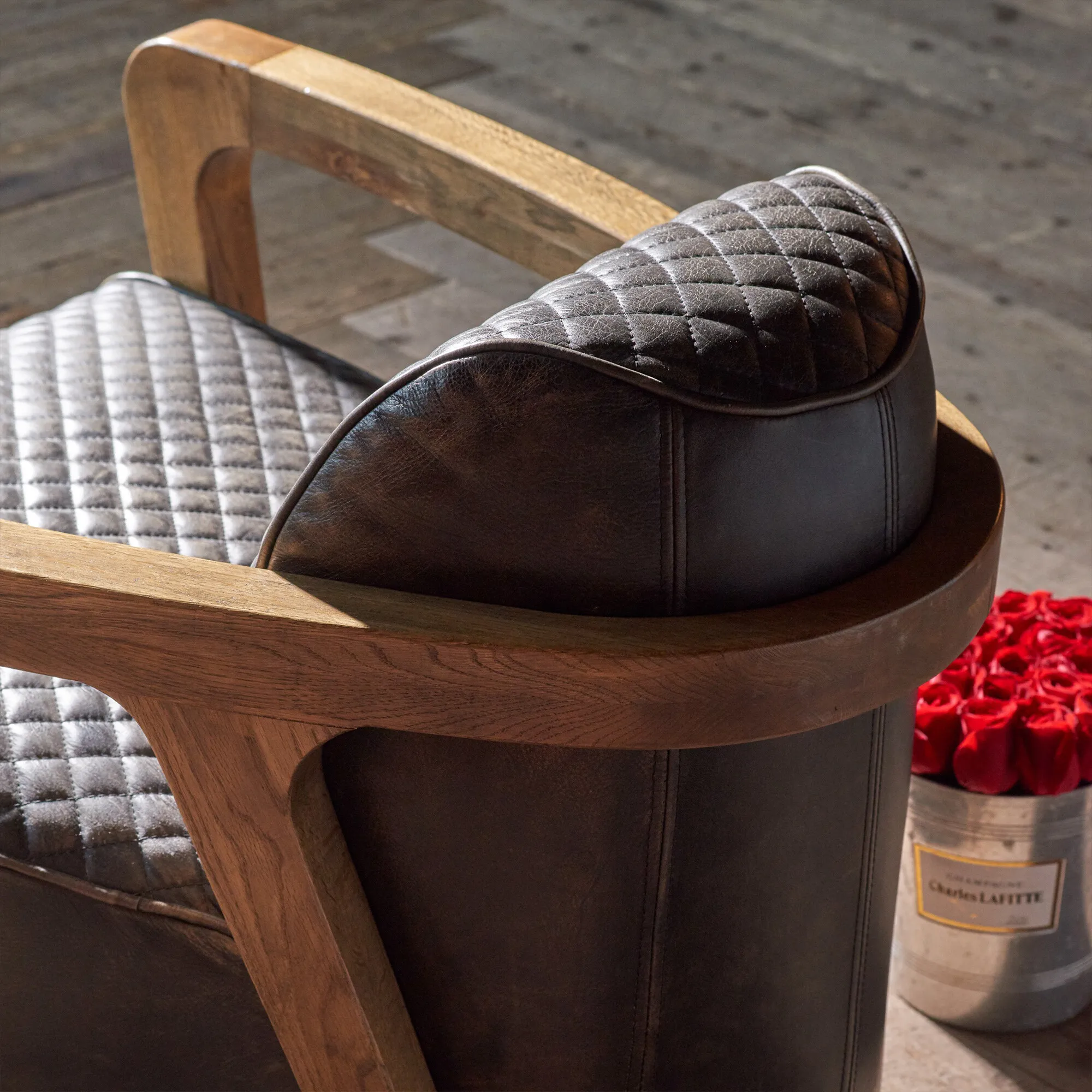 Timothy Oulton Wildcat Armchair - Brown, Leather