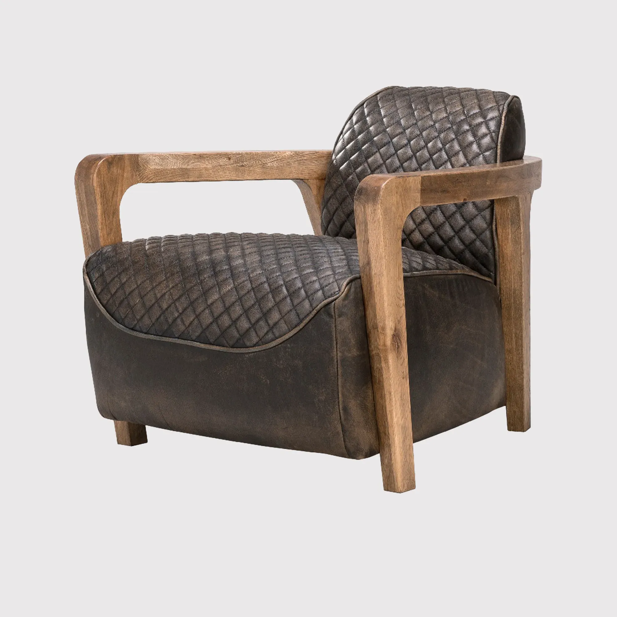 Timothy Oulton Wildcat Armchair - Brown, Leather image