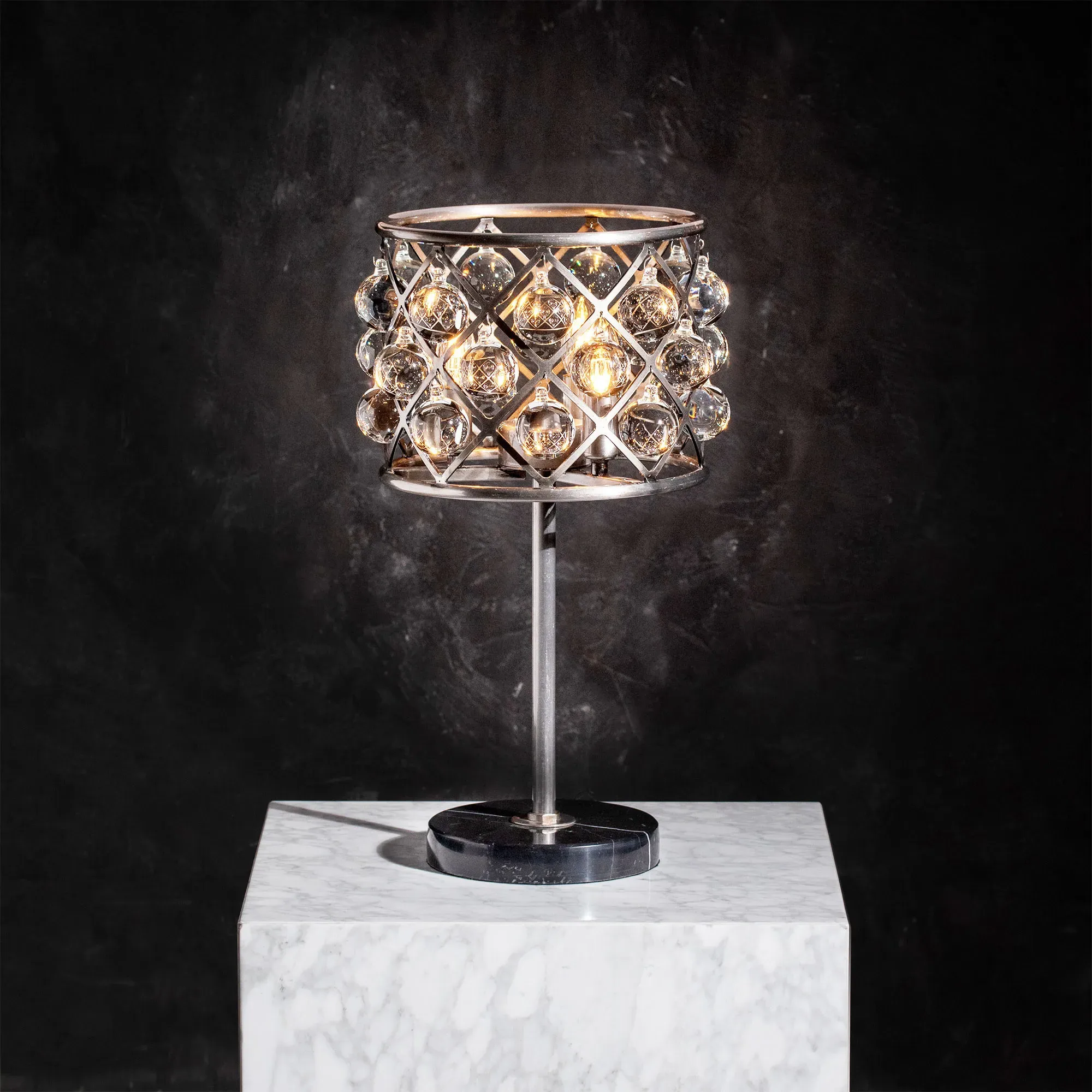 Timothy Oulton Zig Zag Small Table Lamp - Metal