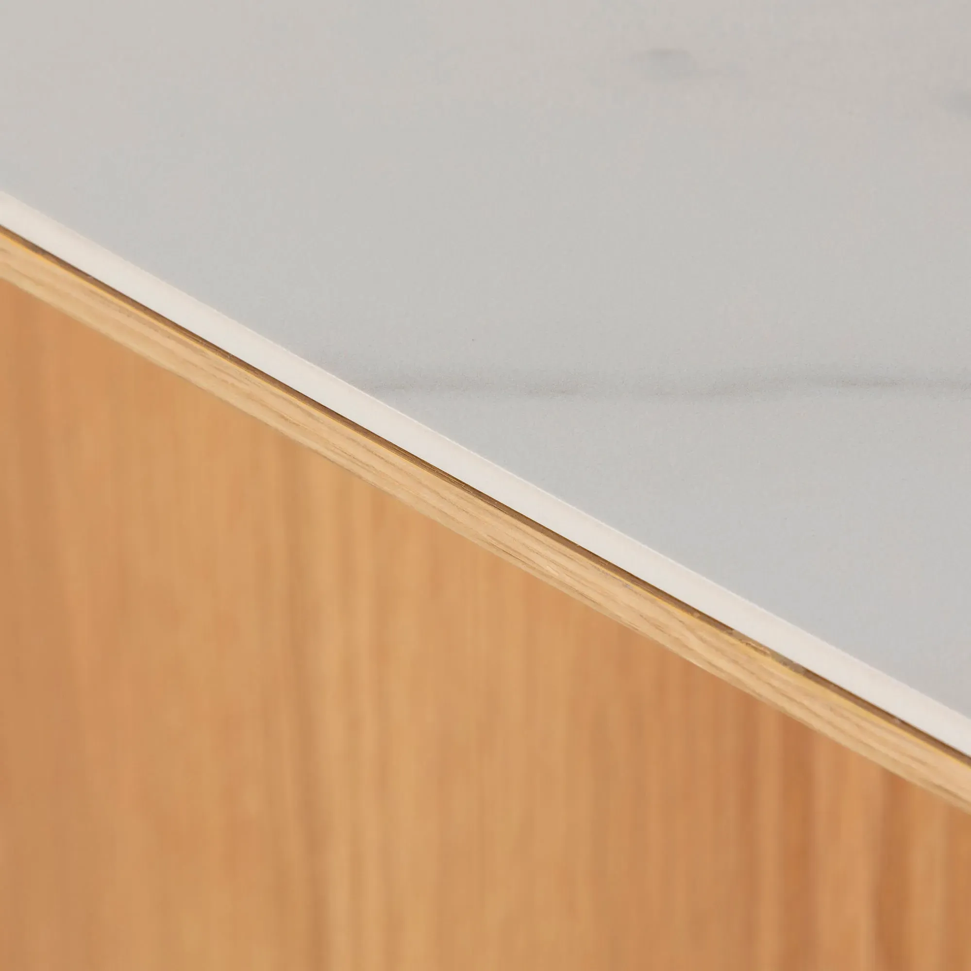 Tirana Round Dining Table - Brown, Ceramic