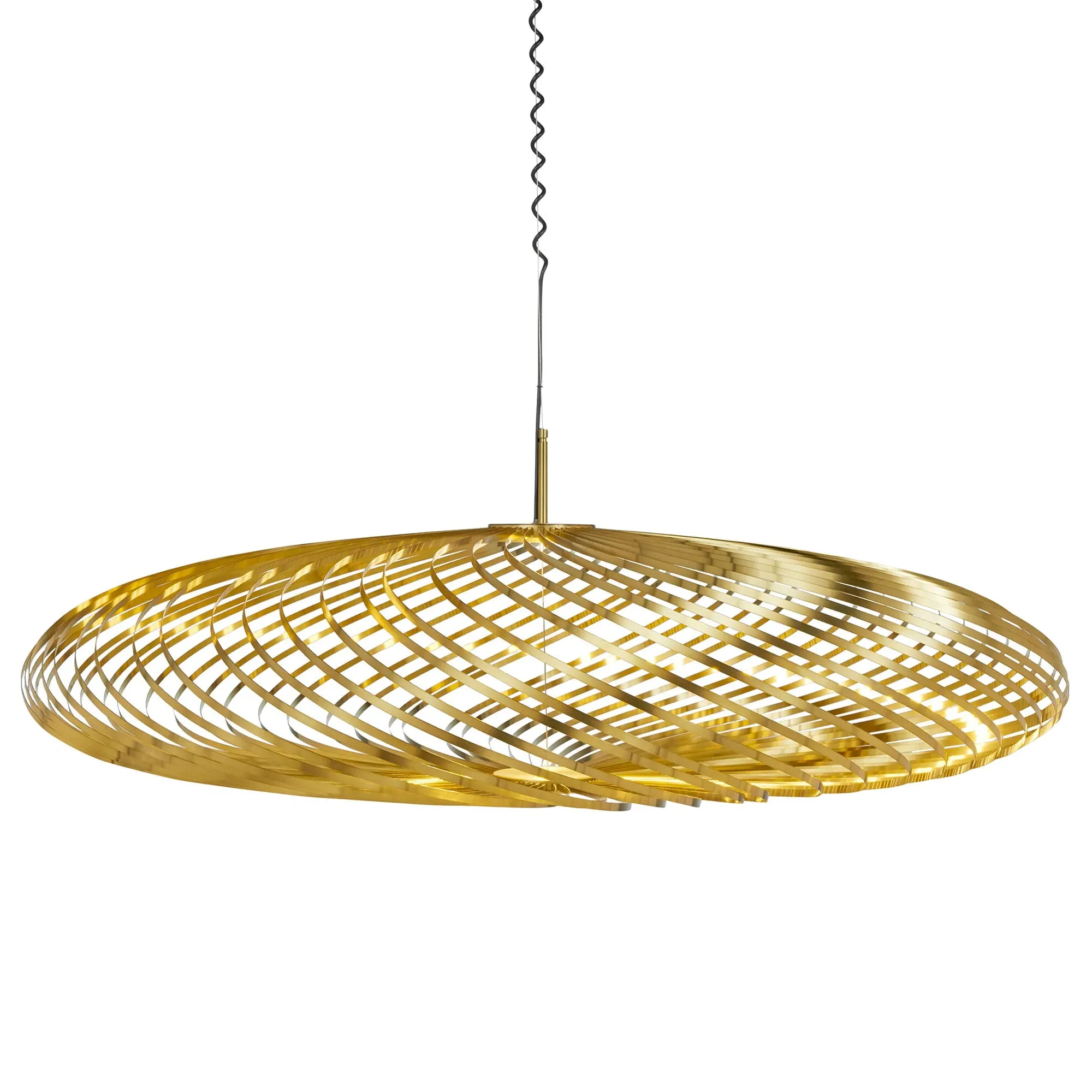 Tom Dixon Large Spring Pendant Light - Gold, Stainless Steel