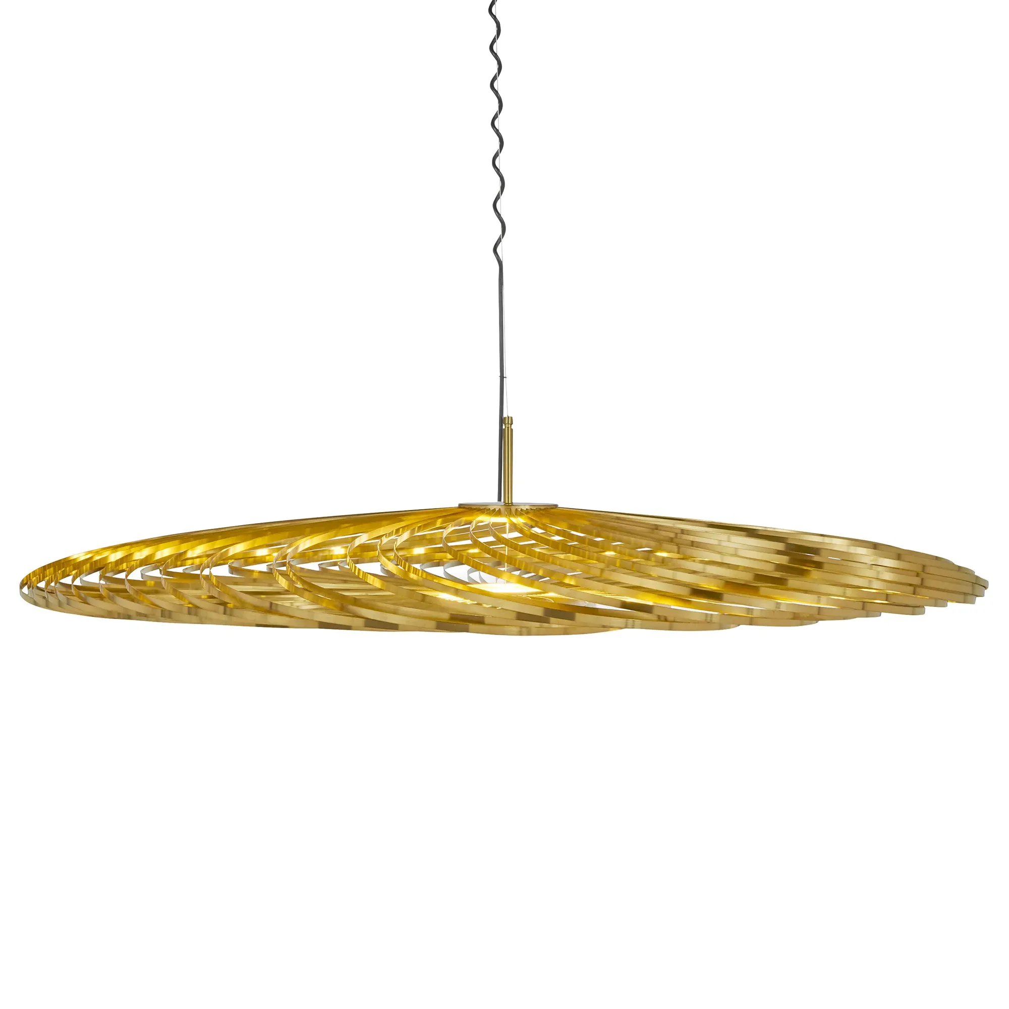 Tom Dixon Large Spring Pendant Light - Gold, Stainless Steel
