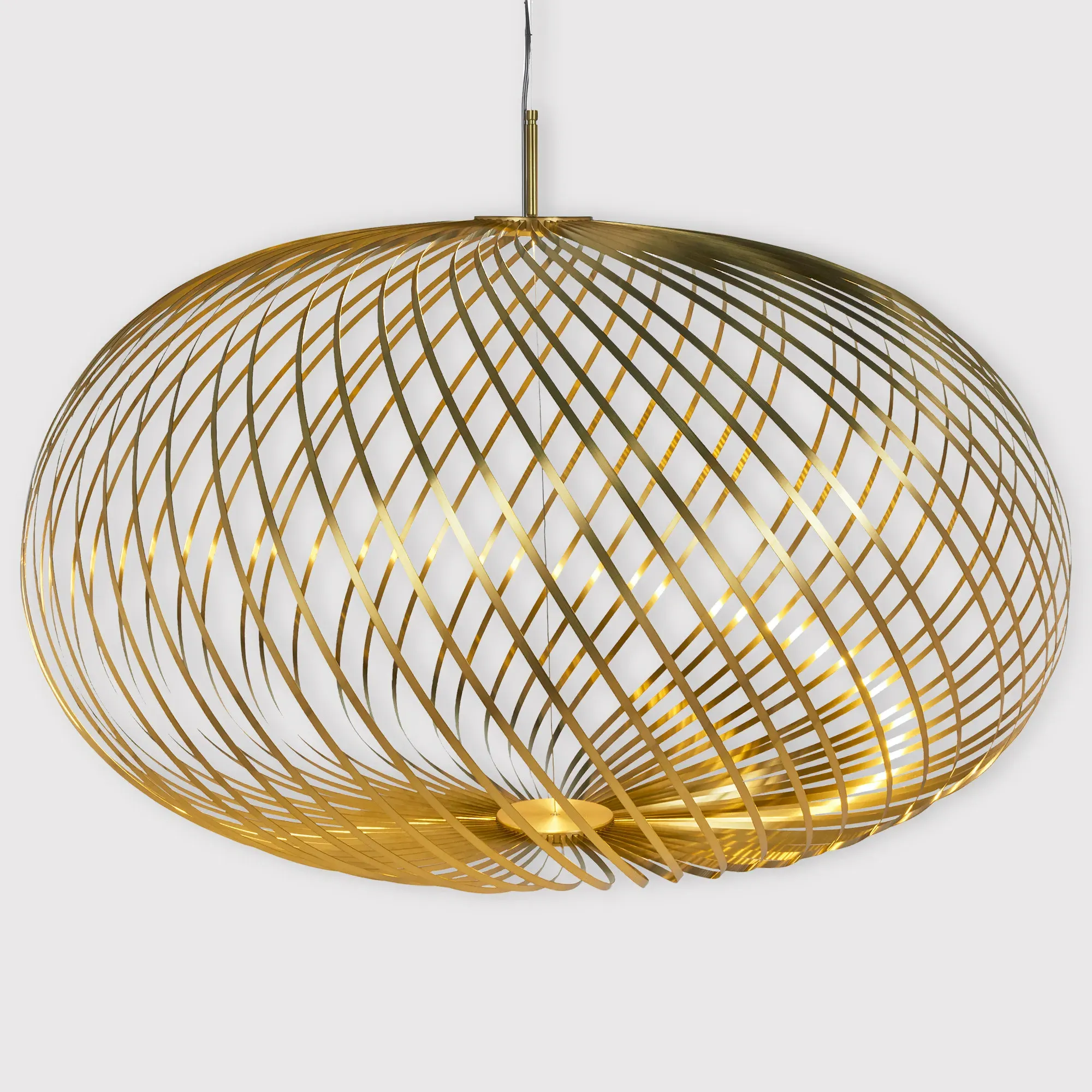 Tom Dixon Large Spring Pendant Light - Gold, Stainless Steel