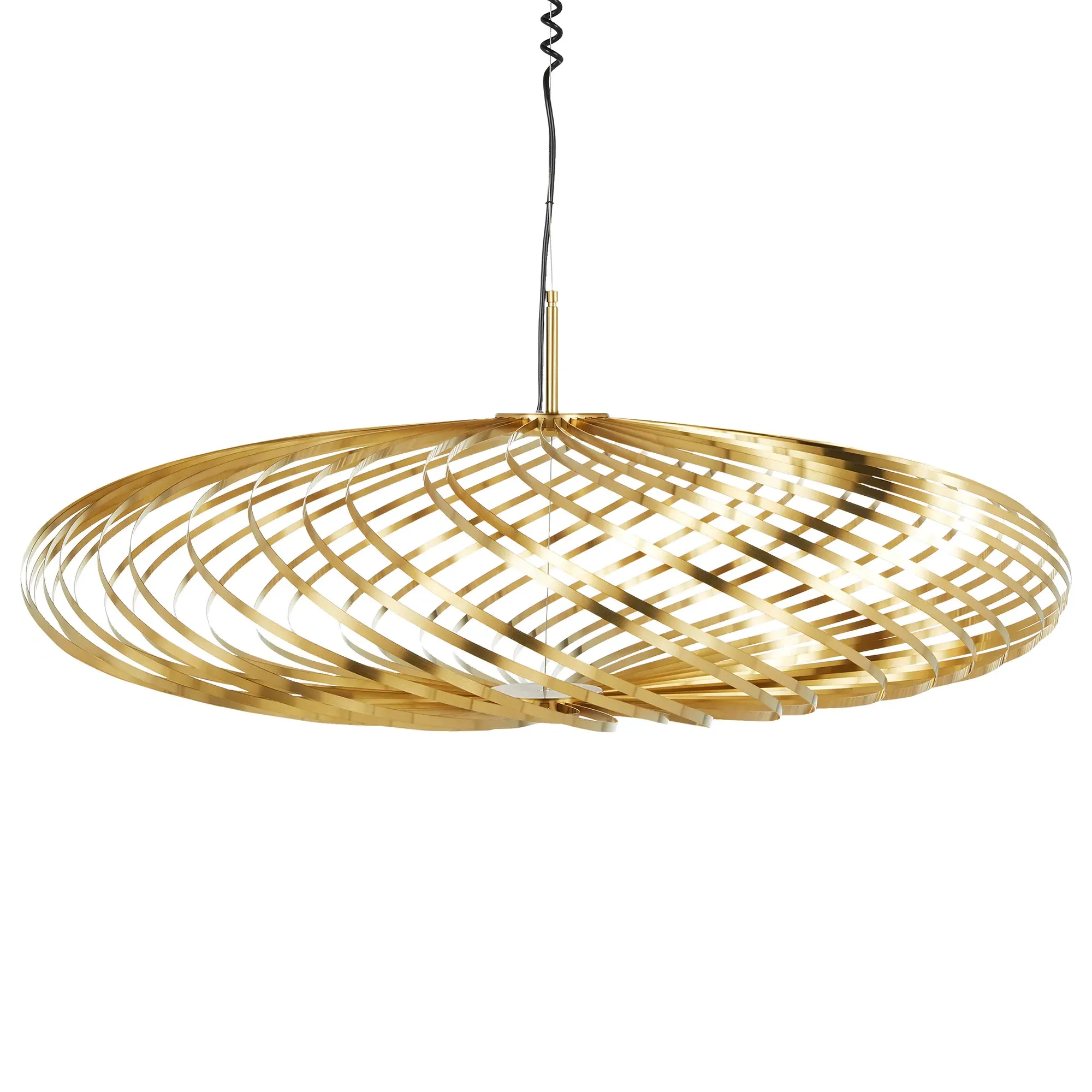 Tom Dixon Medium Spring Pendant Light - Gold, Stainless Steel