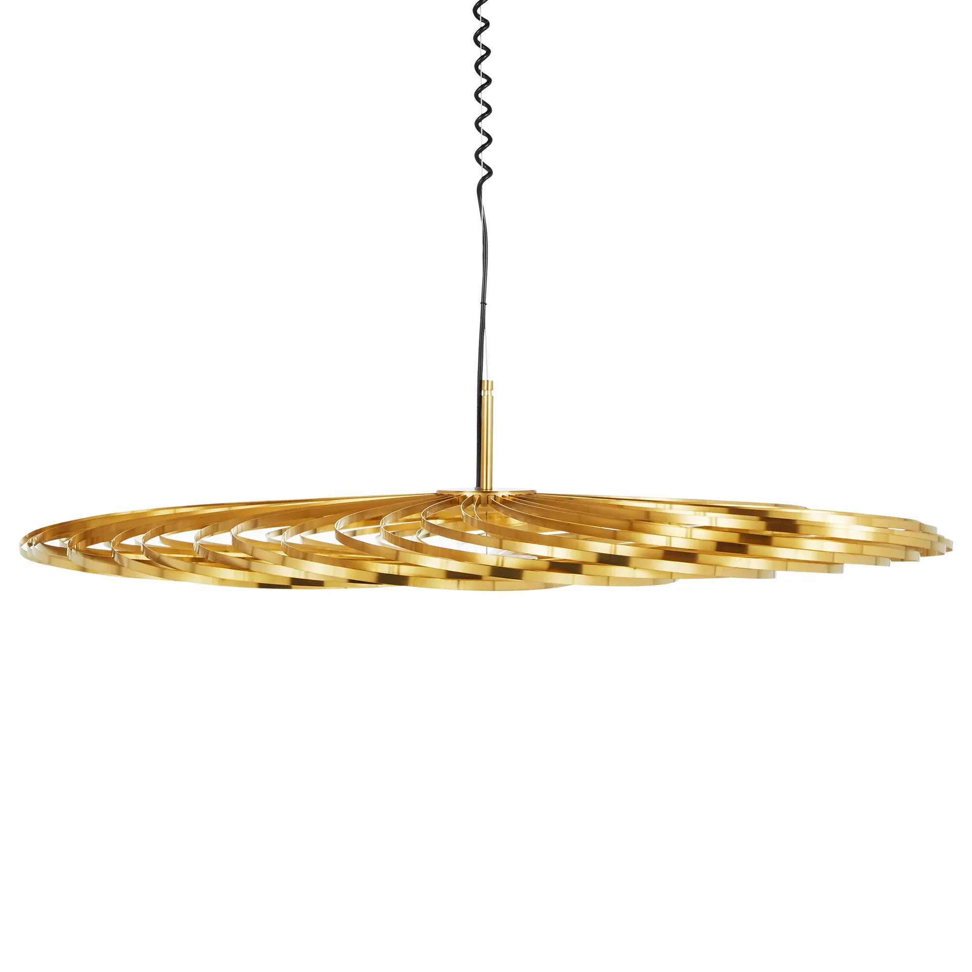 Tom Dixon Medium Spring Pendant Light - Gold, Stainless Steel