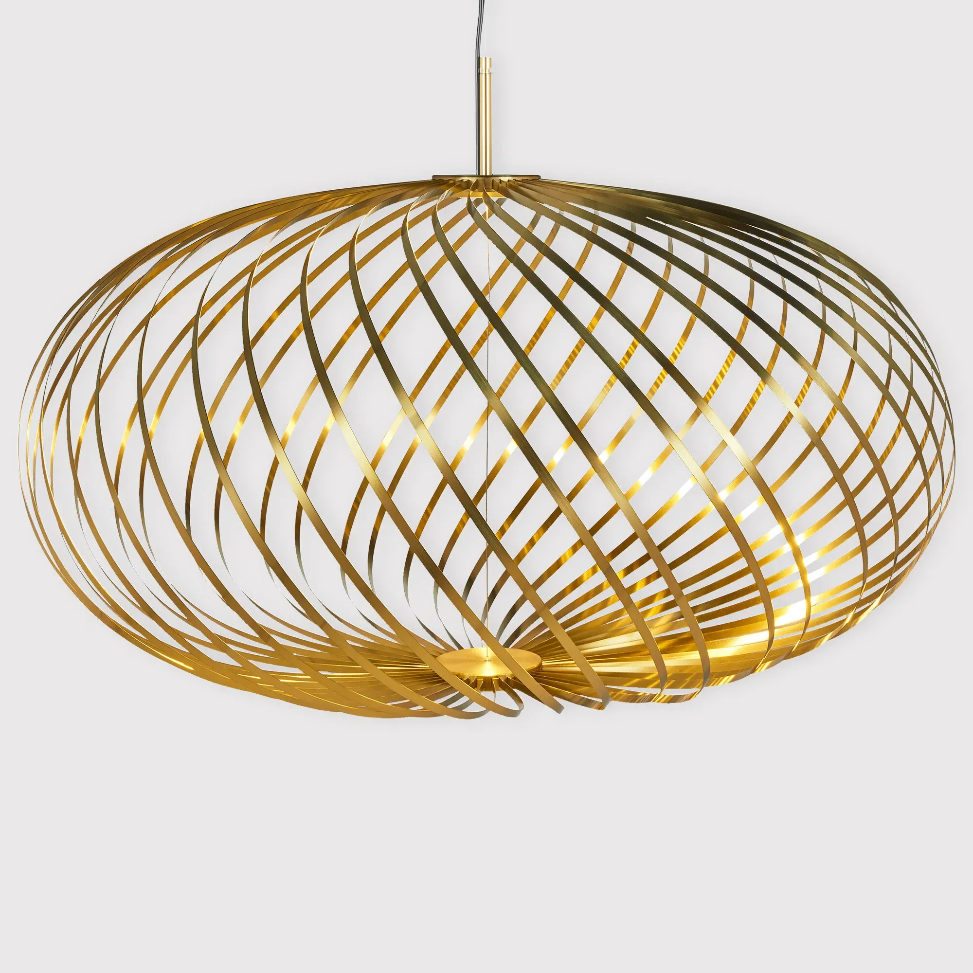 Tom Dixon Medium Spring Pendant Light - Gold, Stainless Steel