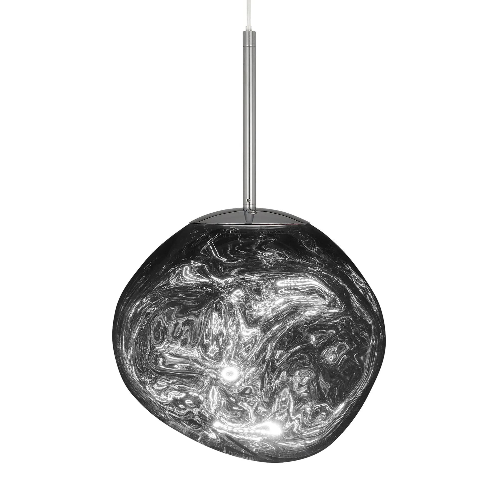 Tom Dixon Melt Mini Pendant Light - Silver, Polycarbonate