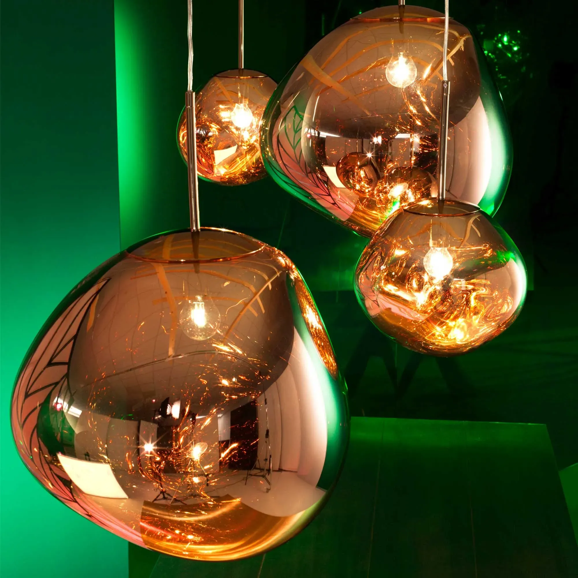 Tom Dixon Melt Pendant Light - Gold, Polycarbonate