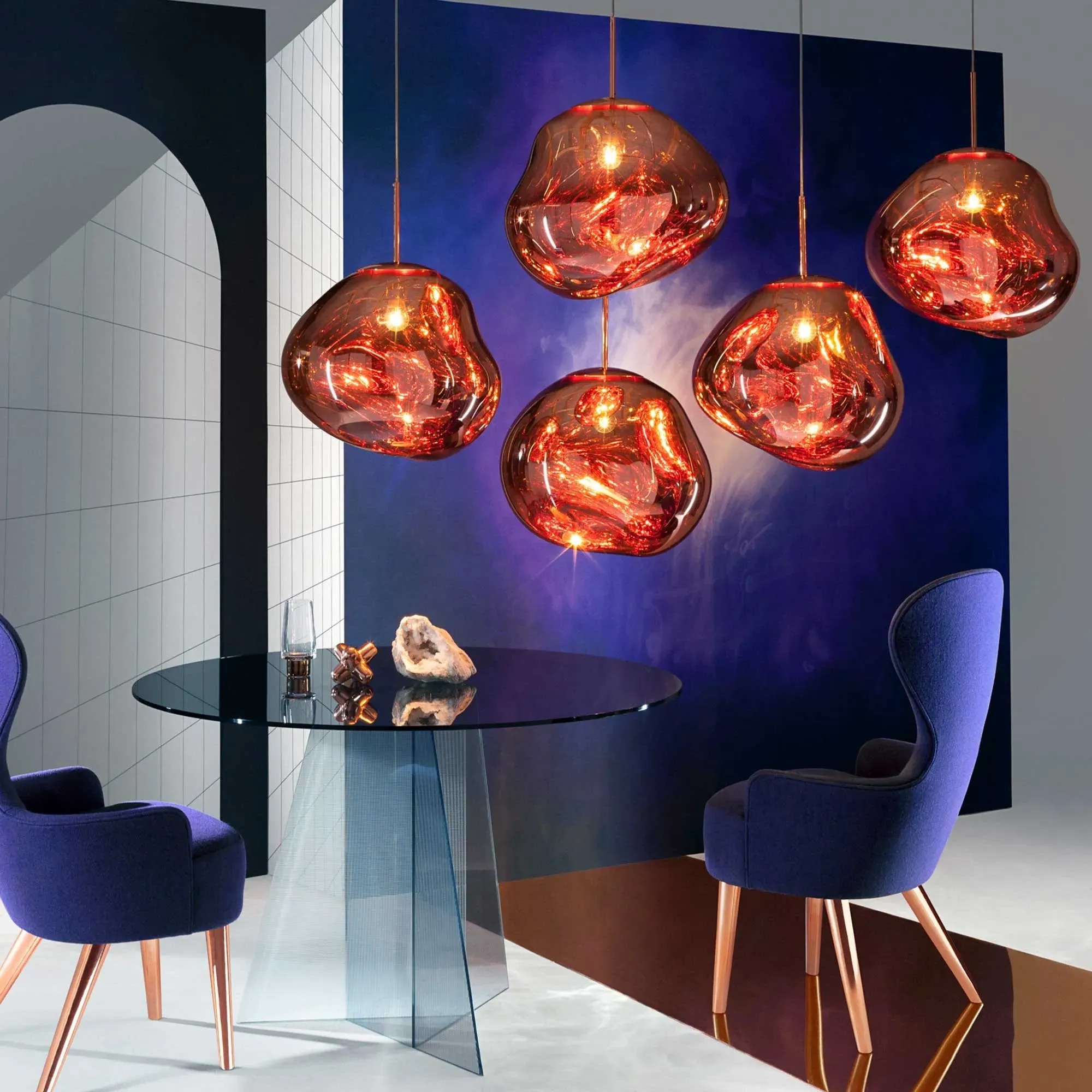 Tom Dixon Melt Pendant Light - Orange, Polycarbonate