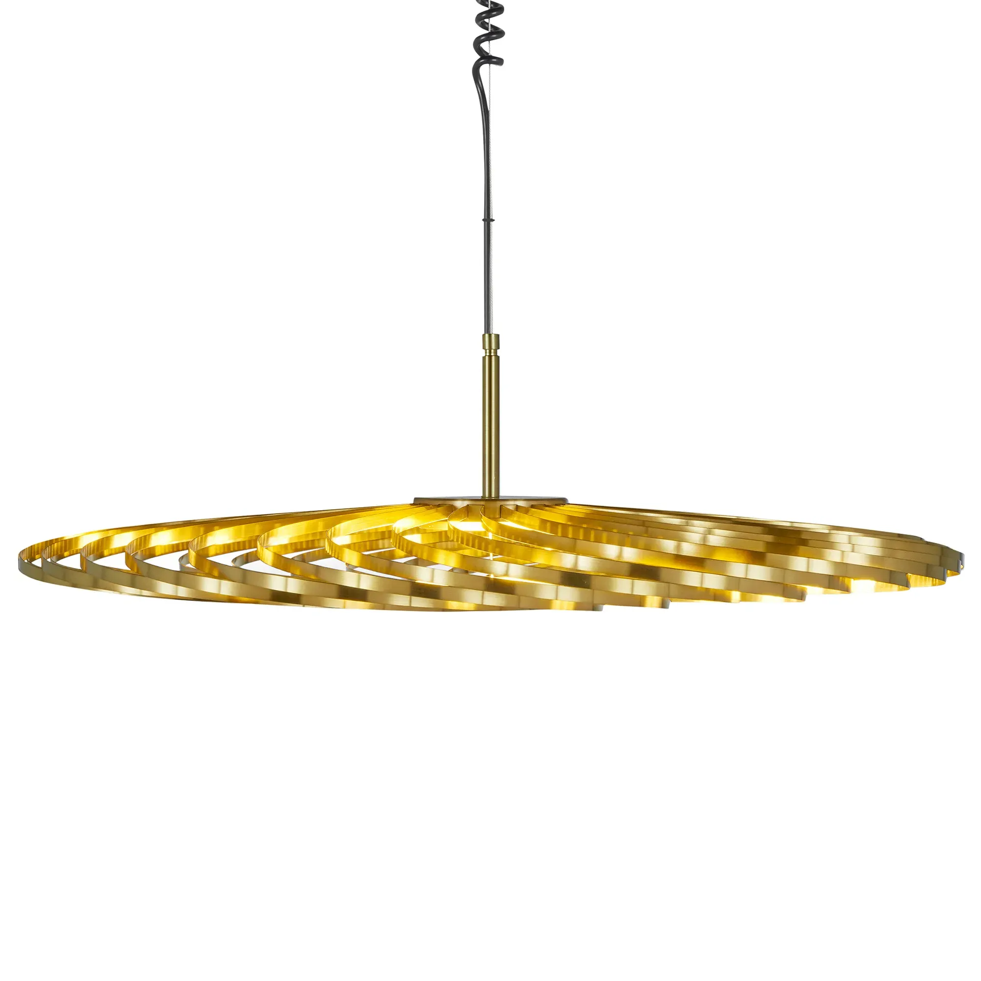 Tom Dixon Small Spring Pendant Light - Gold, Stainless Steel