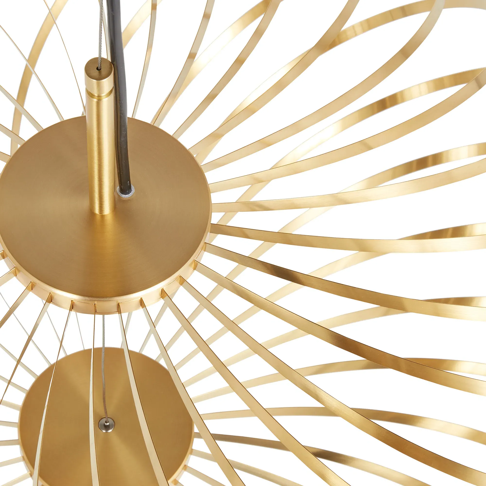Tom Dixon Small Spring Pendant Light - Gold, Stainless Steel