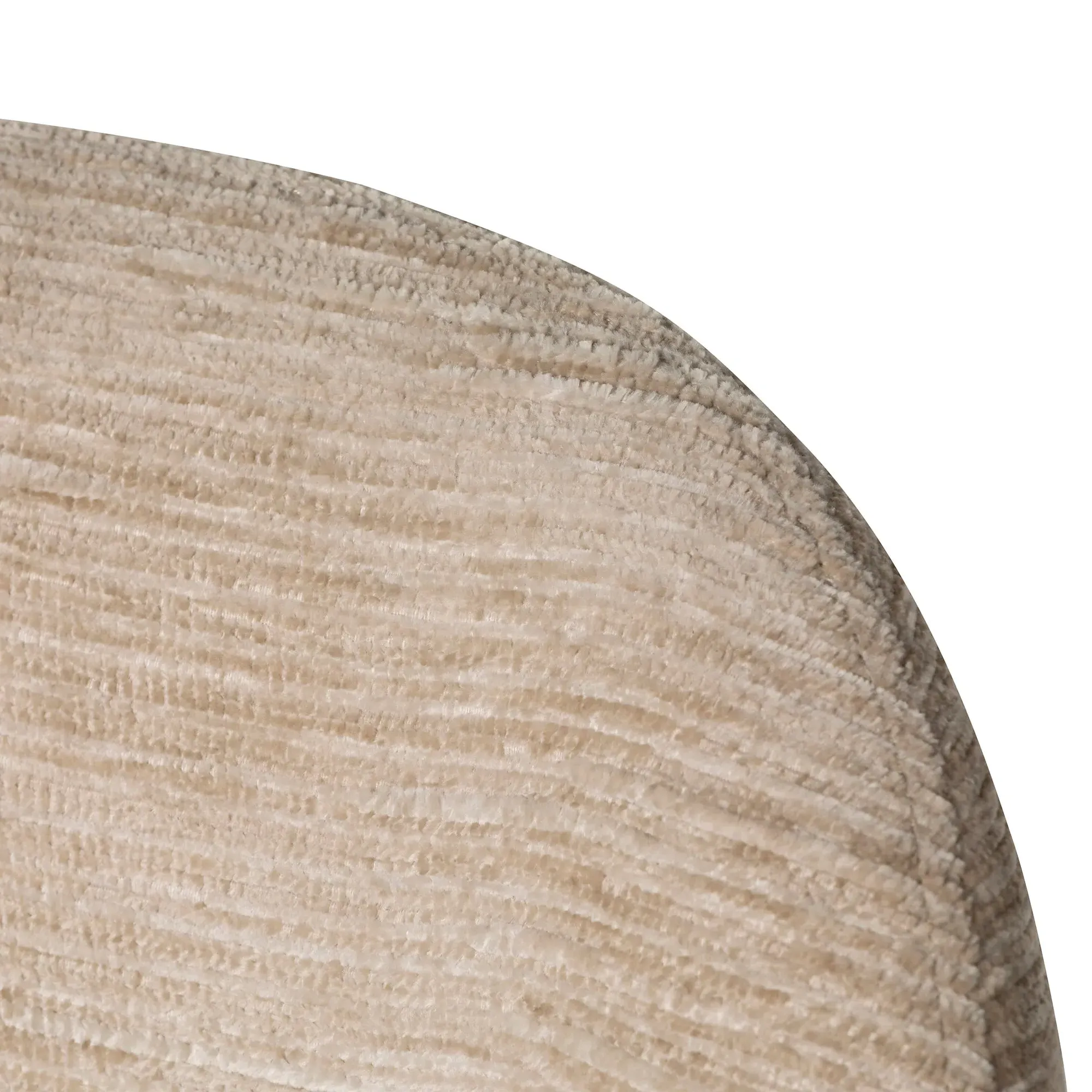 Topanga Swivel Dining Chair - Neutral, Polyester