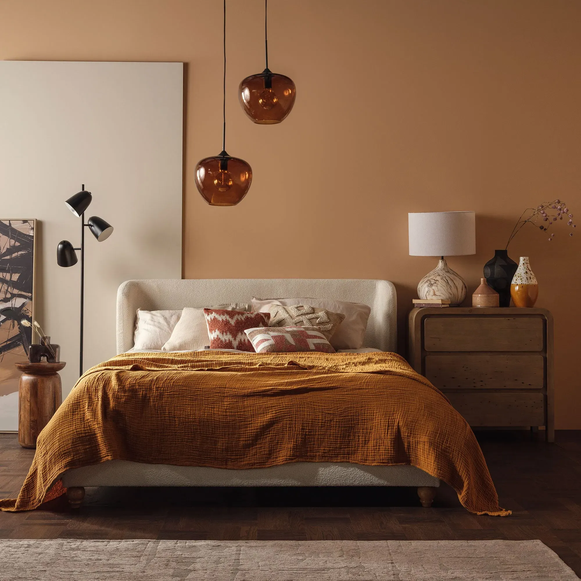 Tosca 3 Drawer Lowboy Cabinet - Brown, Wood