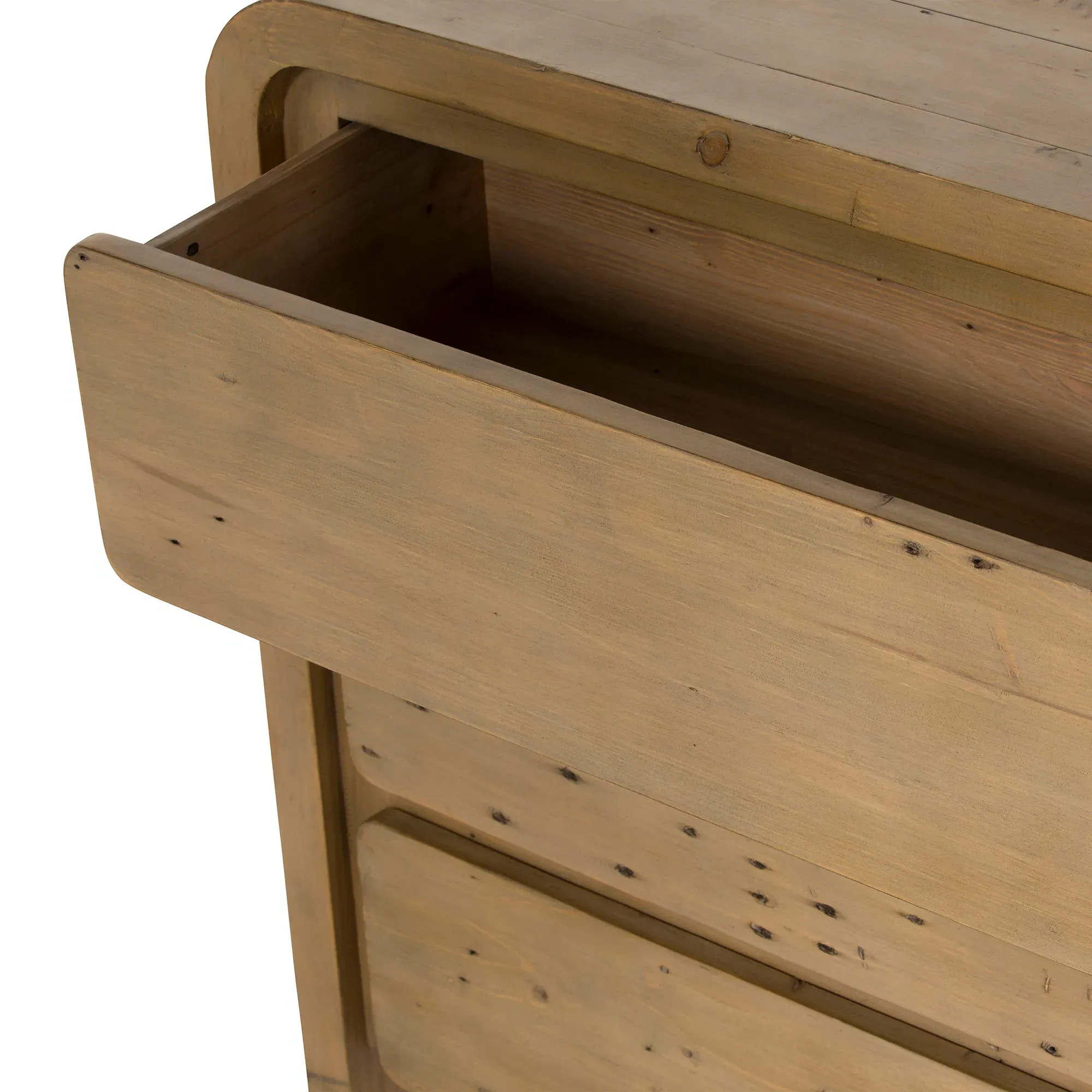 Tosca 3 Drawer Lowboy Cabinet - Brown, Wood