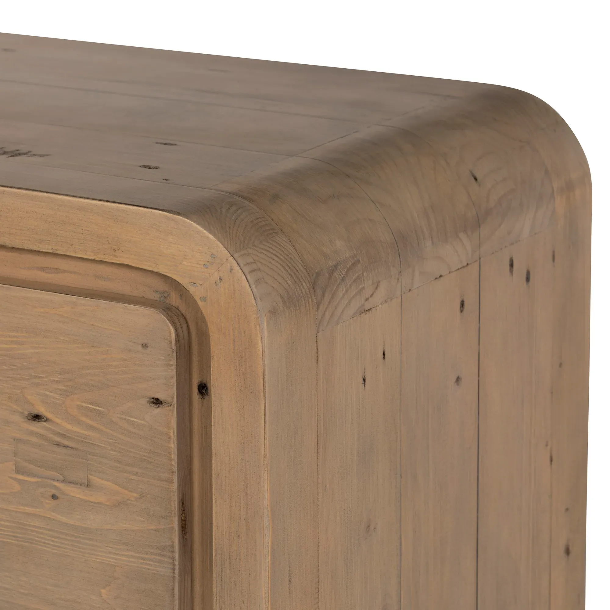 Tosca 6 Drawer Tall Boy - Brown, Reclaimed Wood