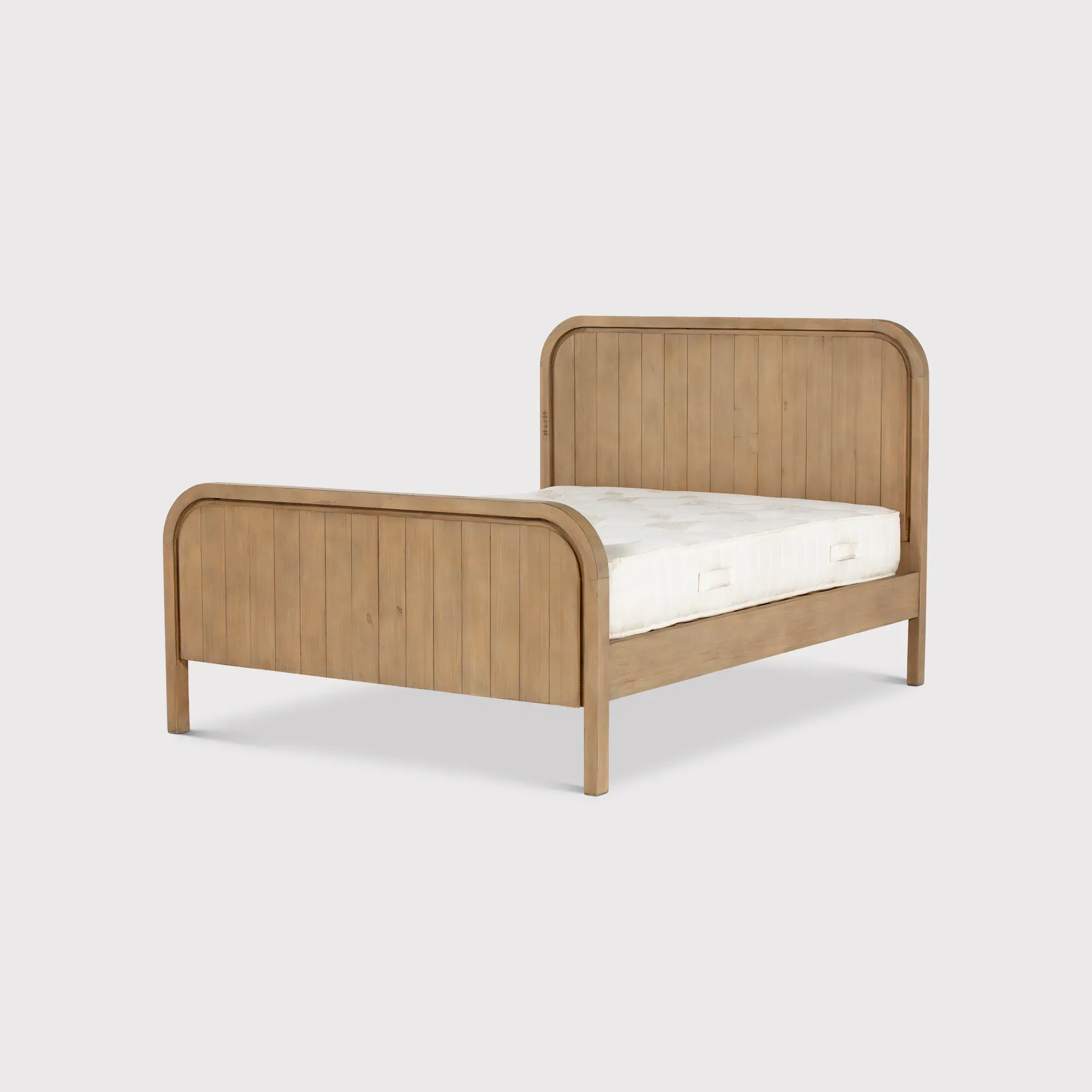Tosca King Size Bed Frame - Neutral, Wood image