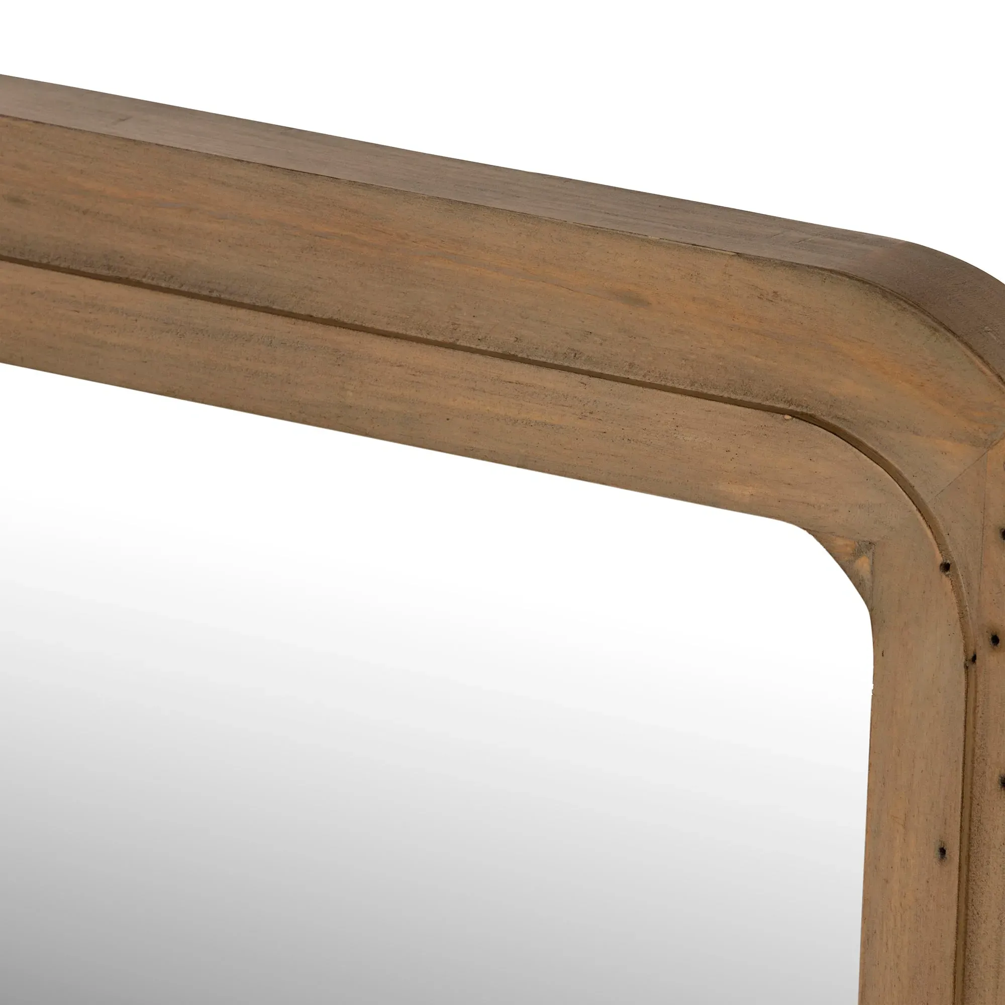 Tosca Square Wall Mirror - Brown, Wood