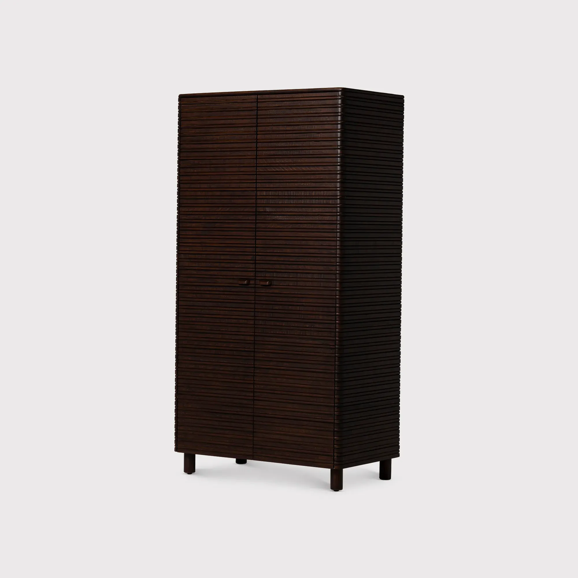 Tova 2 Door Wardrobe - Brown, Reclaimed Wood