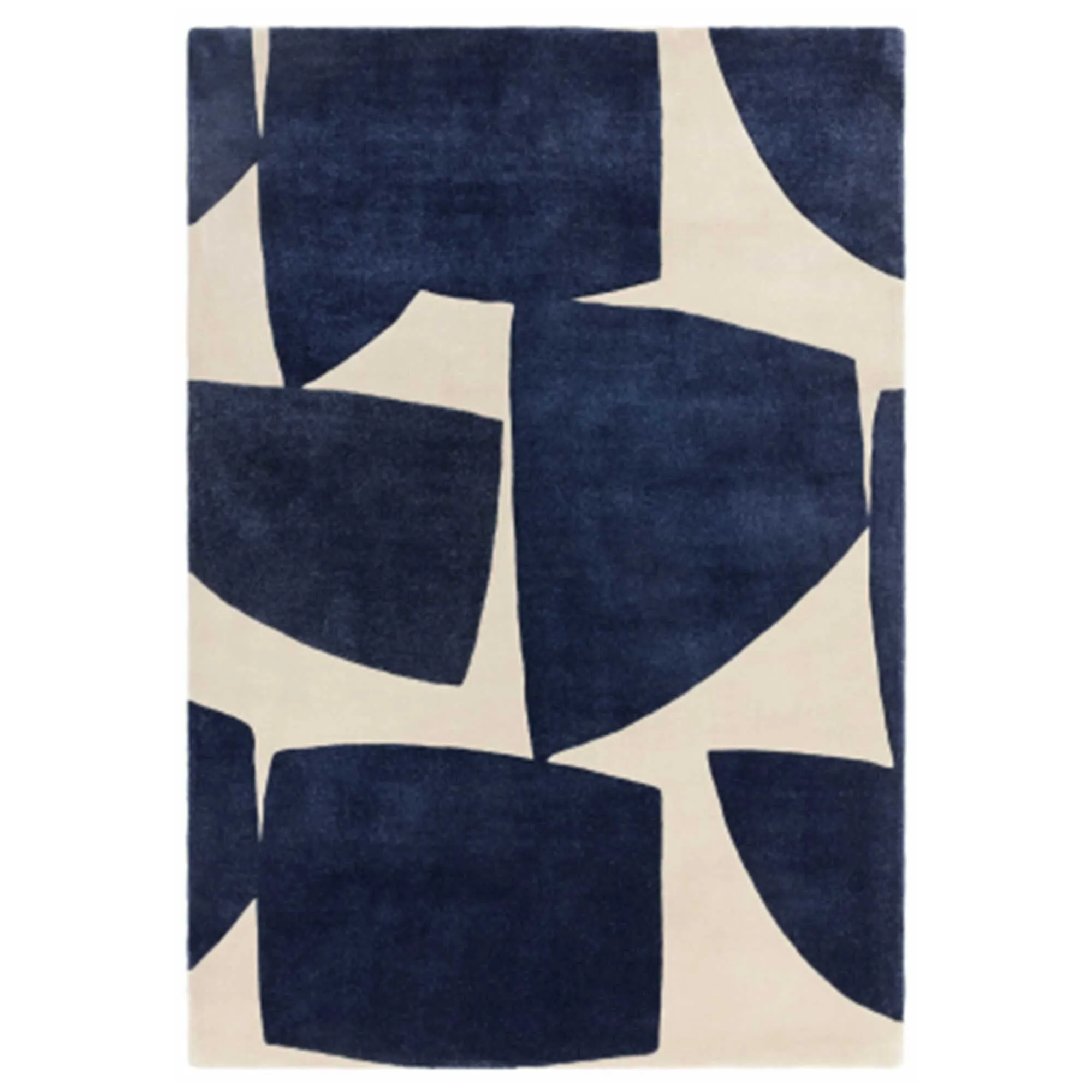 Trallo Square Rug - Blue image