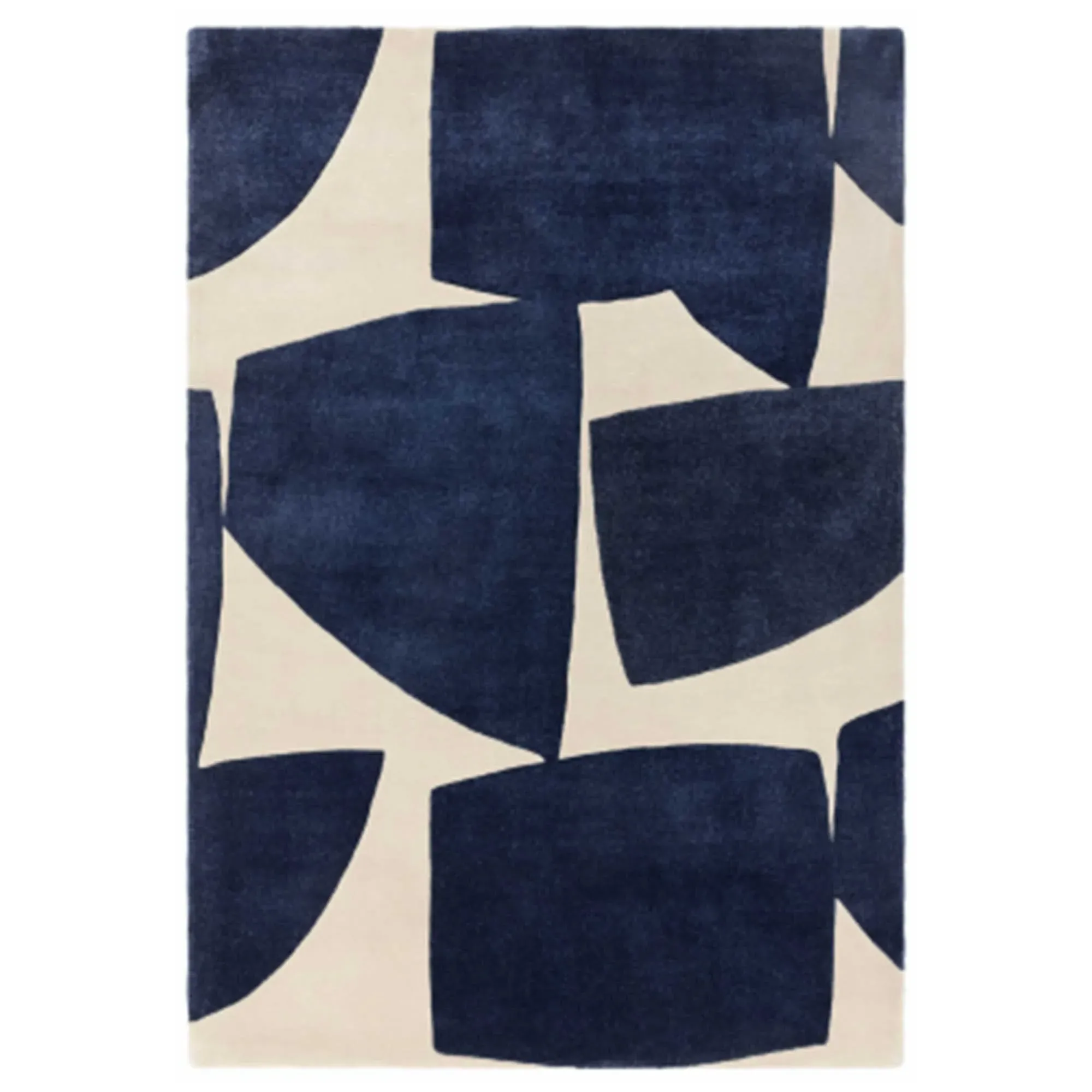 Trallo Square Rug - Blue image