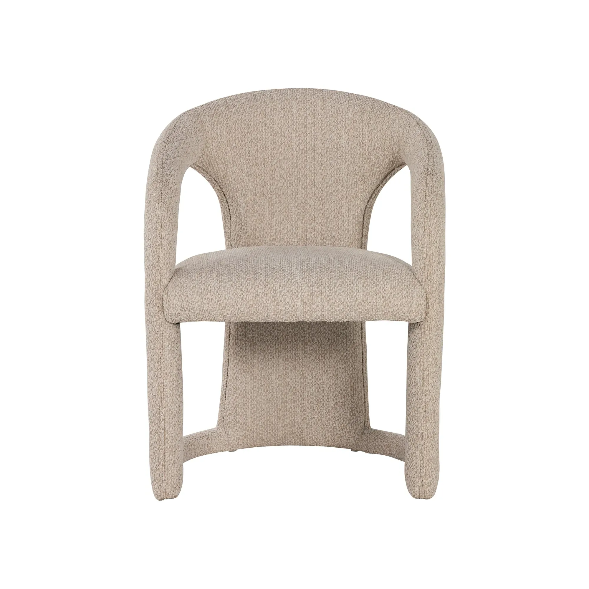 Tribeca Dining Chair - Neutral, Boucle