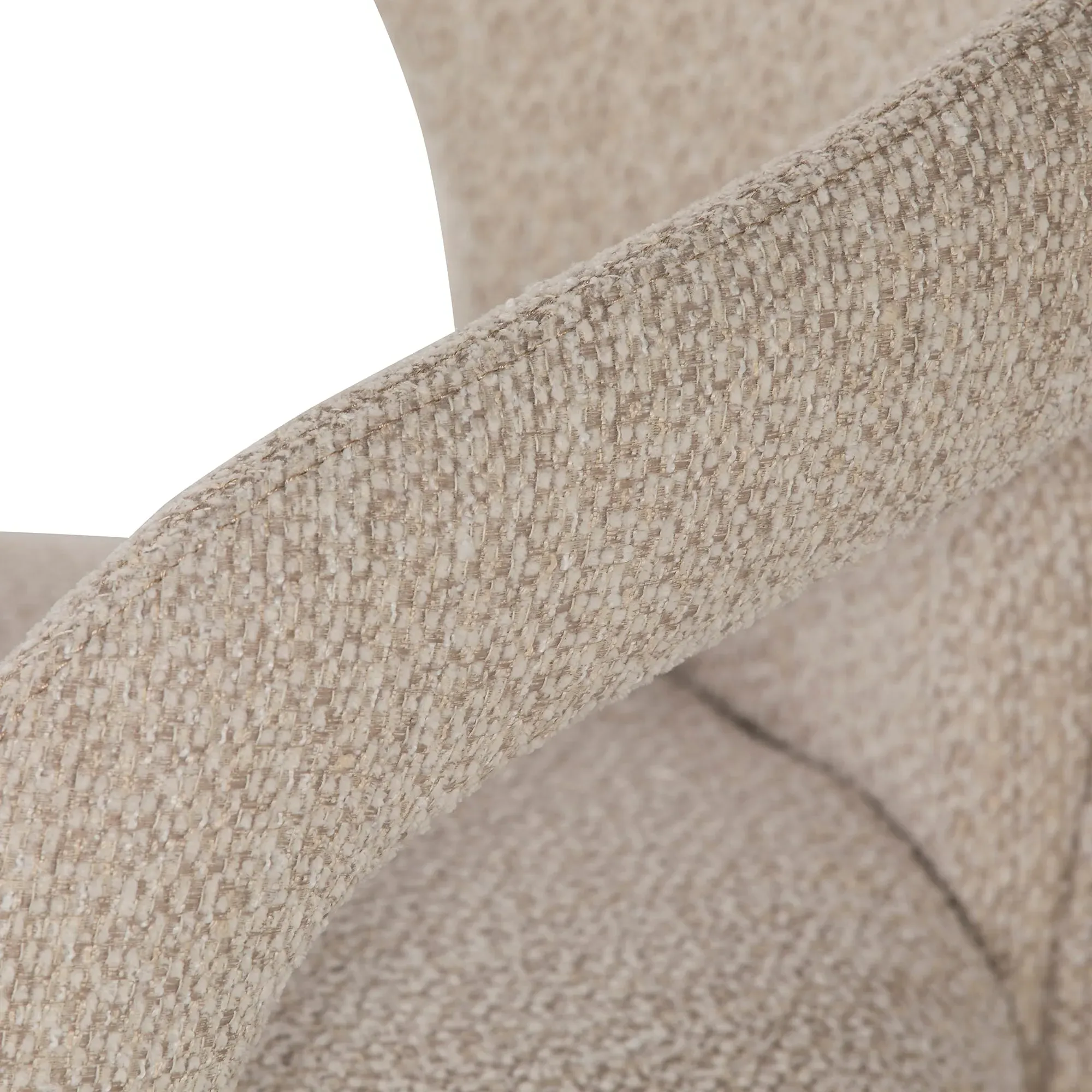 Tribeca Dining Chair - Neutral, Boucle