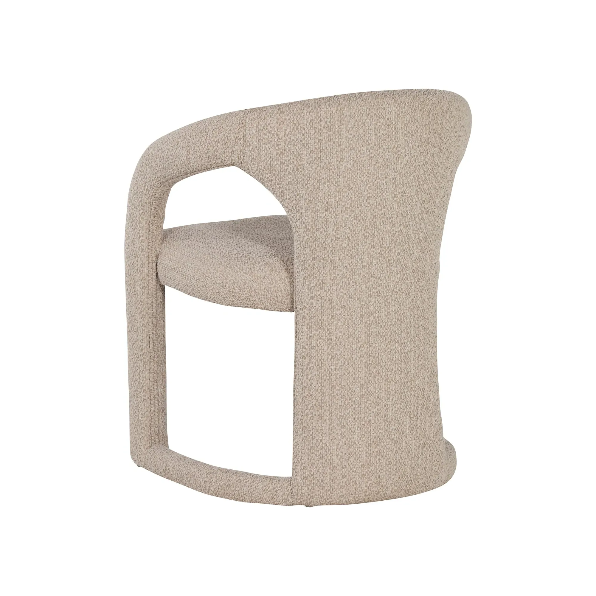 Tribeca Dining Chair - Neutral, Boucle