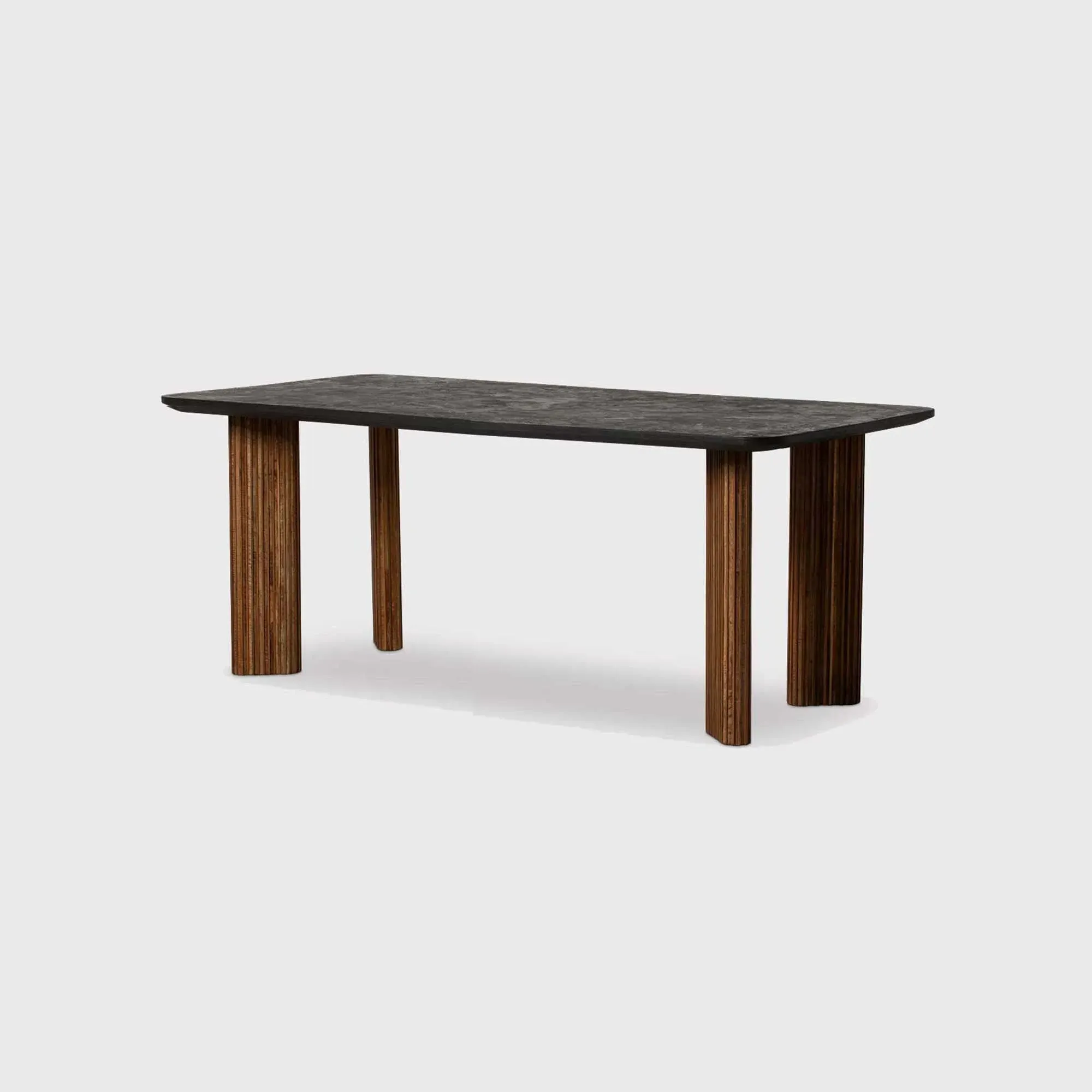 Trinidad Havana Dining Table - Brown, Teak Wood image