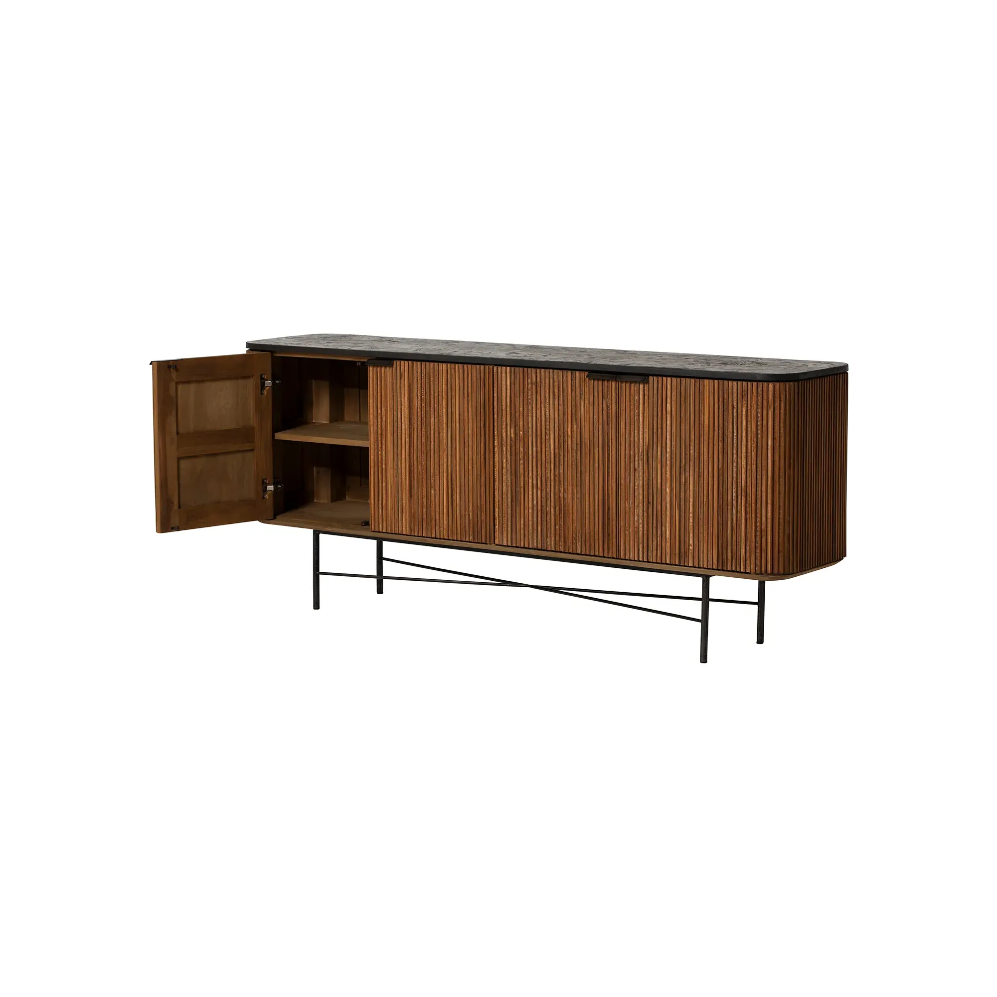 Trinidad Rectangular Sideboard - Brown, Teak