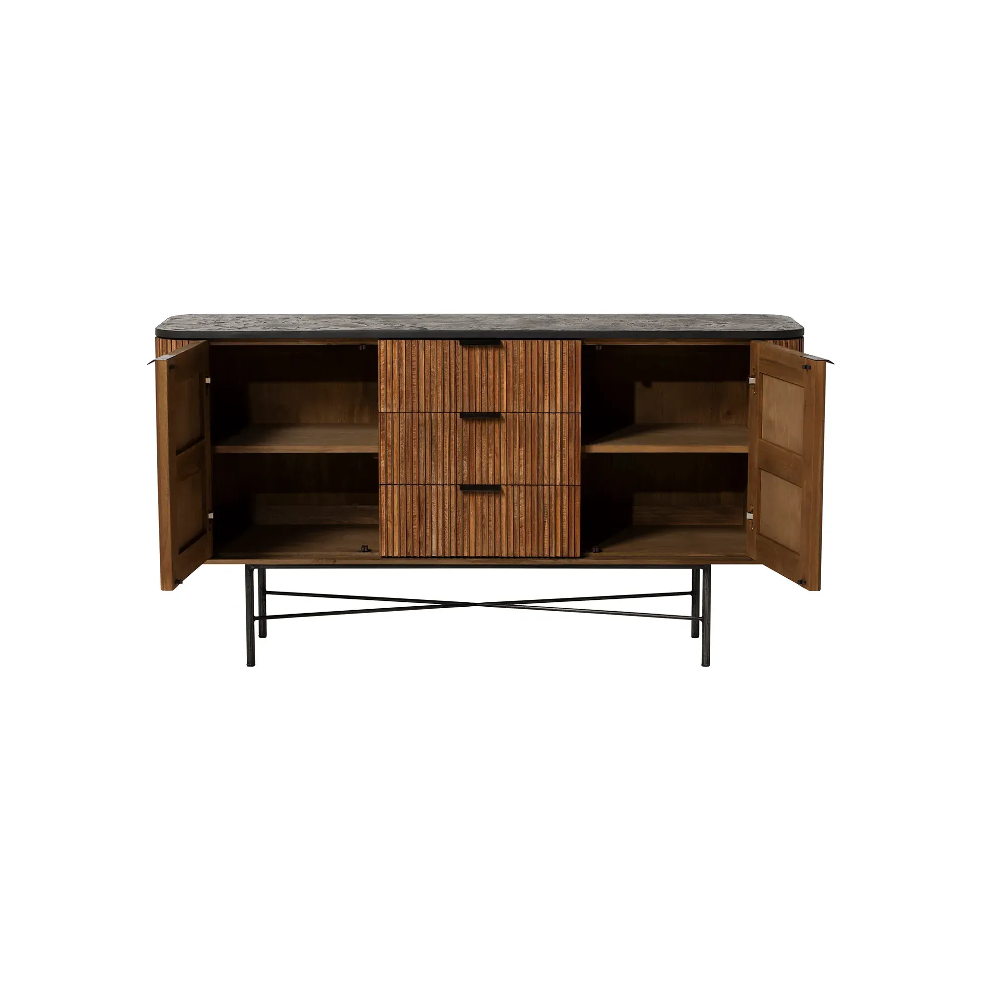 Trinidad Rectangular Sideboard - Brown, Teak
