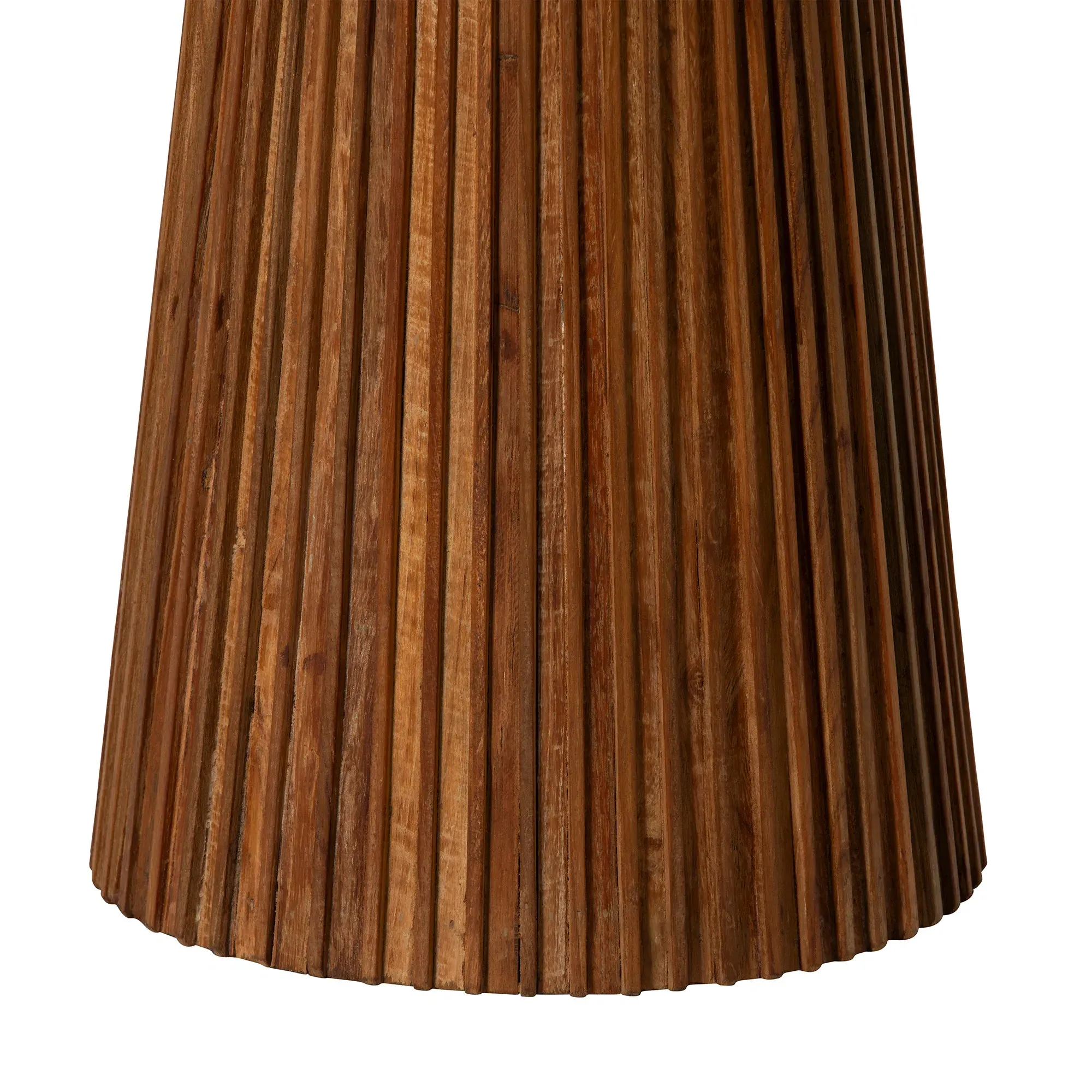 Trinidad Small Round Coffee Table - Brown, Teak Wood