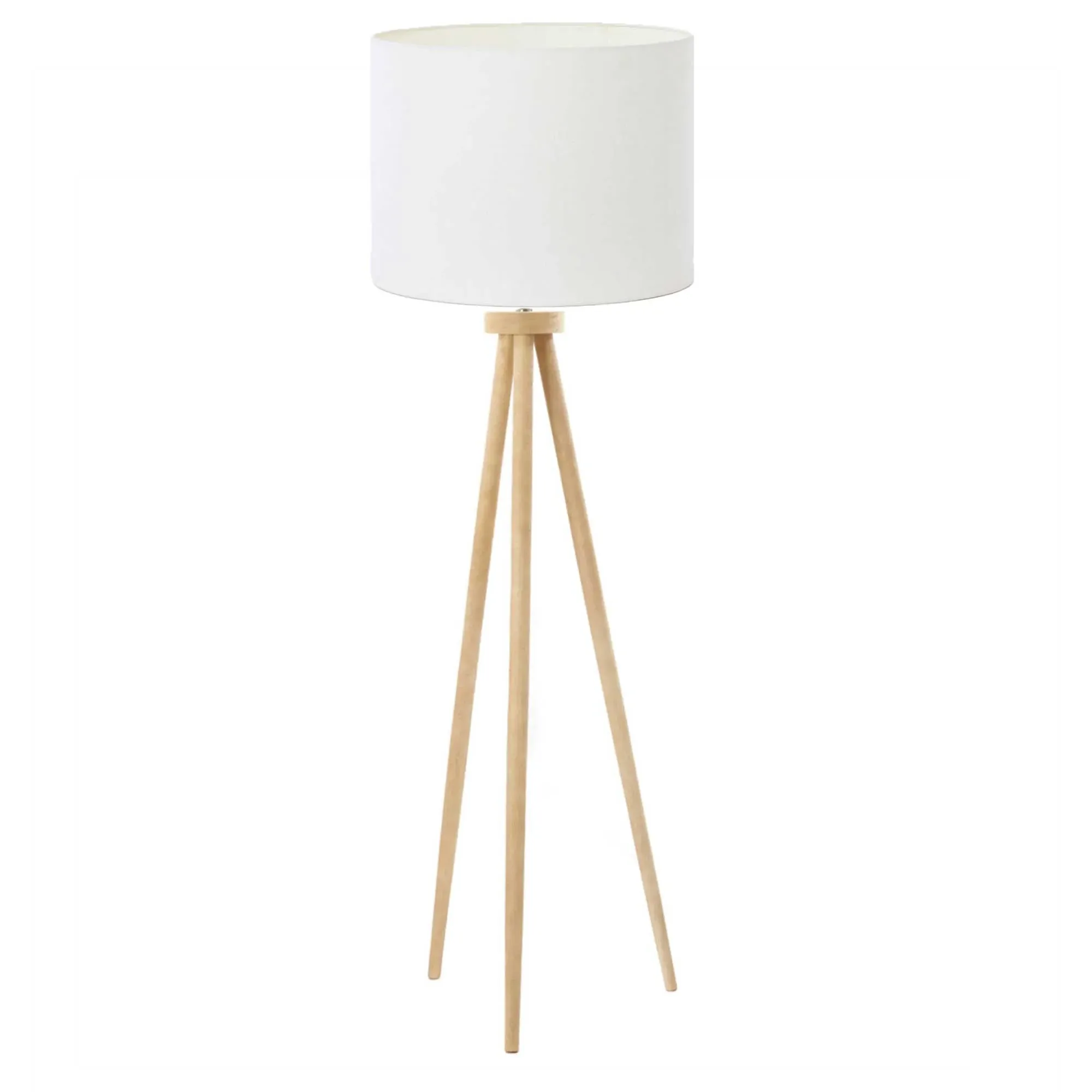 Tripod Floor Lamp - Neutral, Mango Wood
