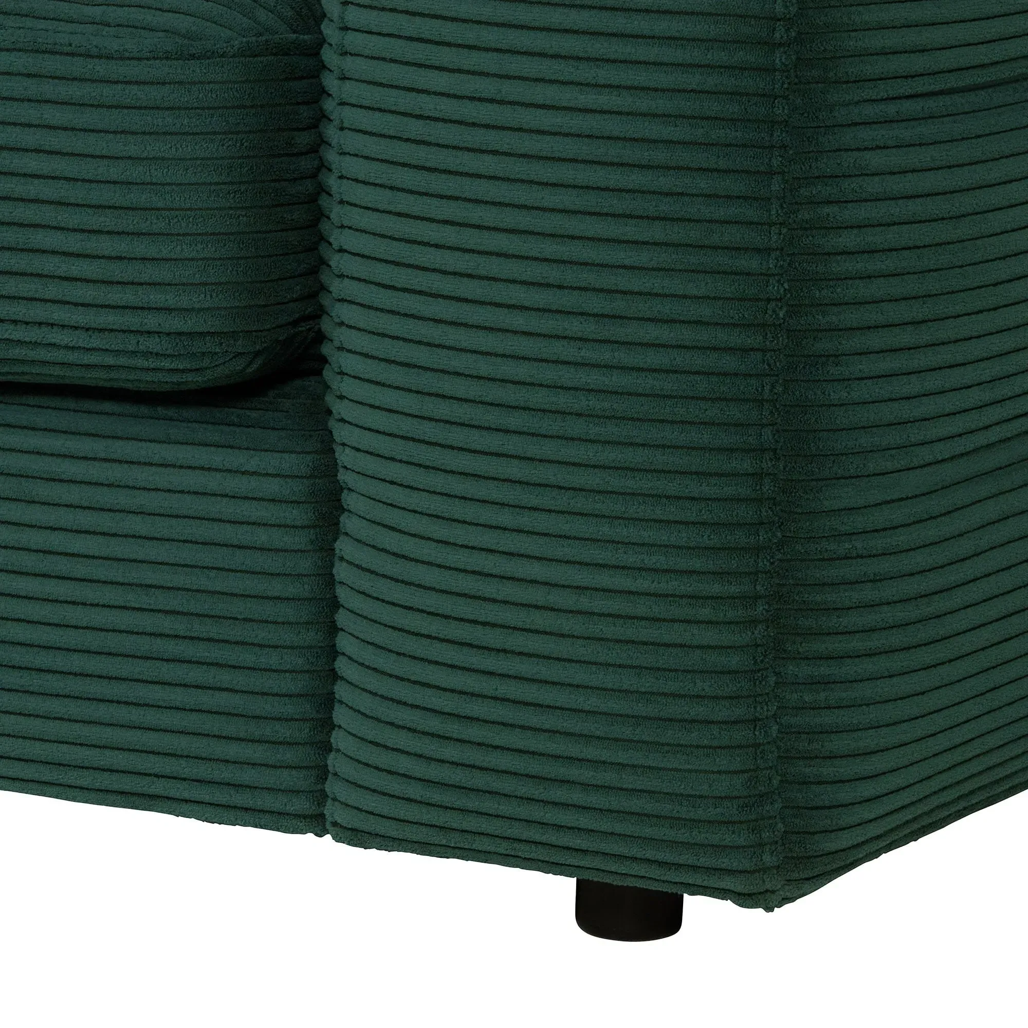 Twain 1.5 Seater Armchair Left - Green, Fabric